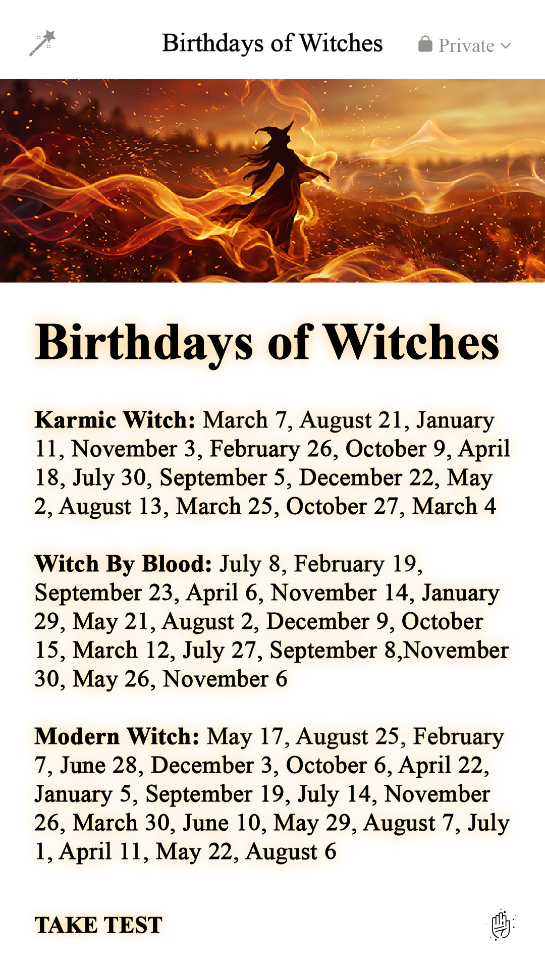 Witch Power Guide Facebook ad