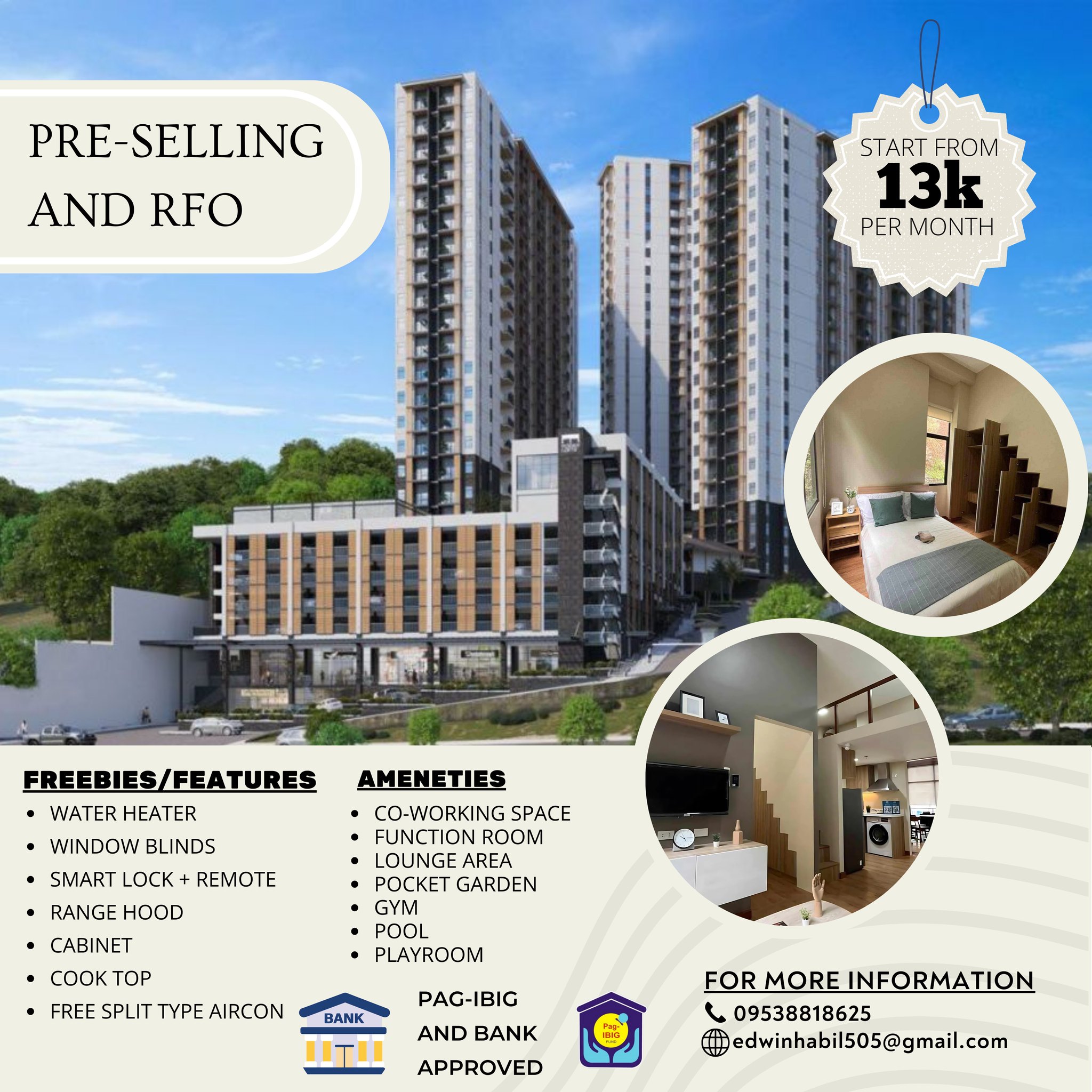 Modan Loft Ortigas avenue by Edwin Habil Facebook ad: Modan Loft Ortigas Hills