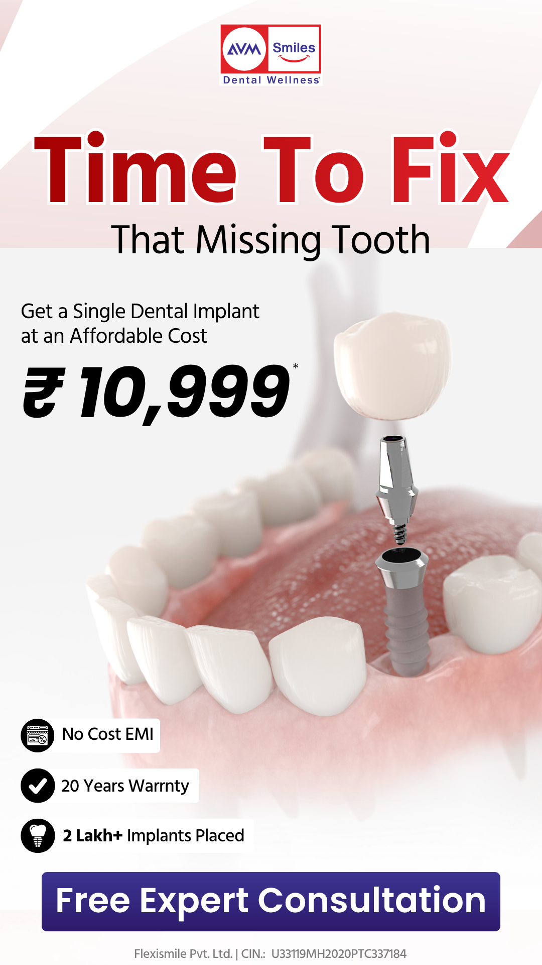 AVMSmiles Facebook ad