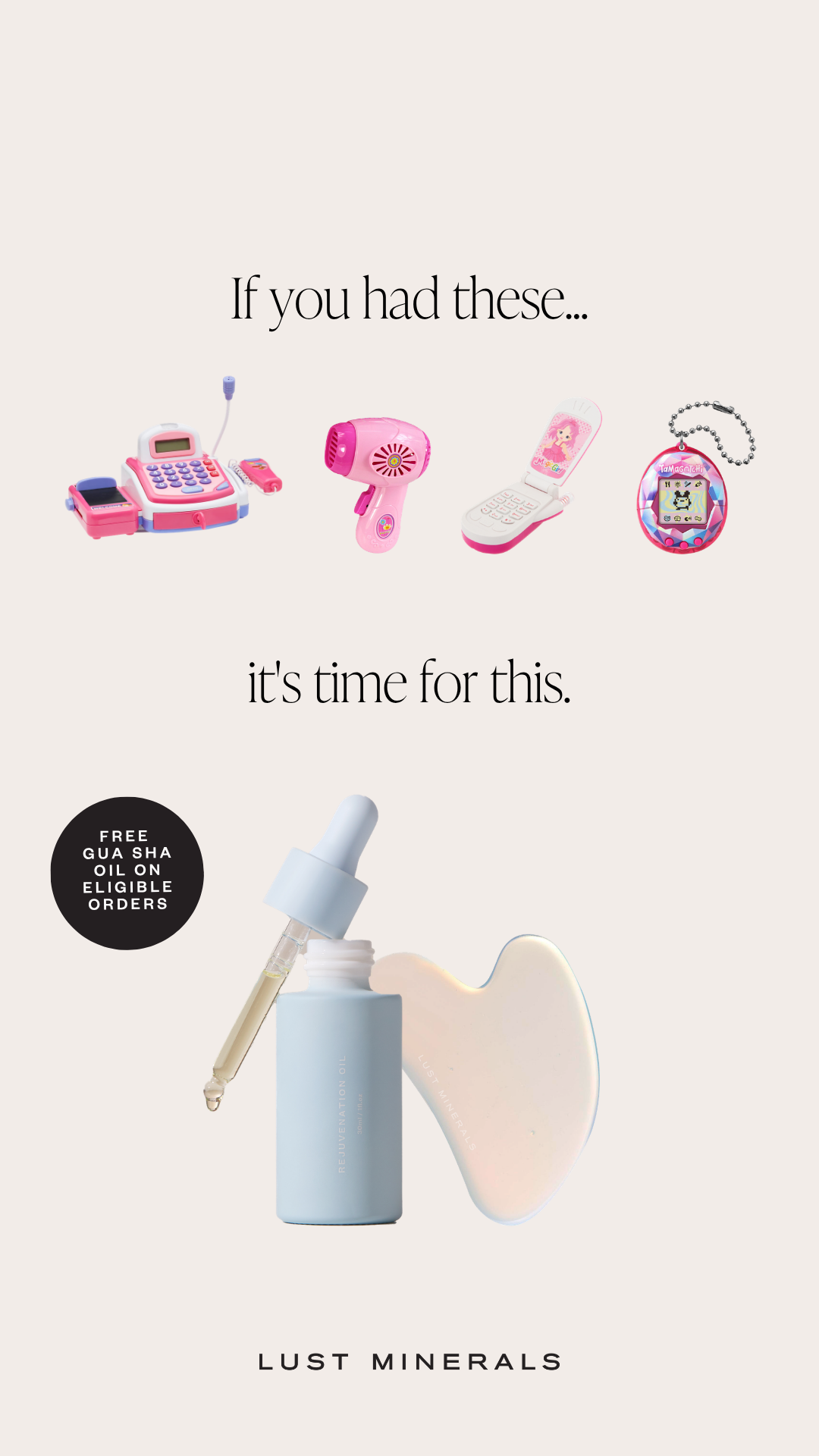 Lust Minerals Facebook ad