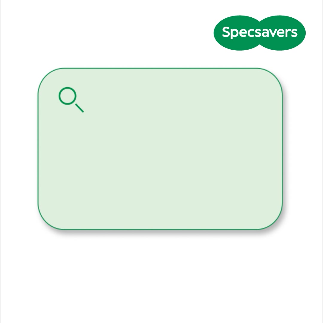 Specsavers Canada Facebook ad: Comprehensive eye exams