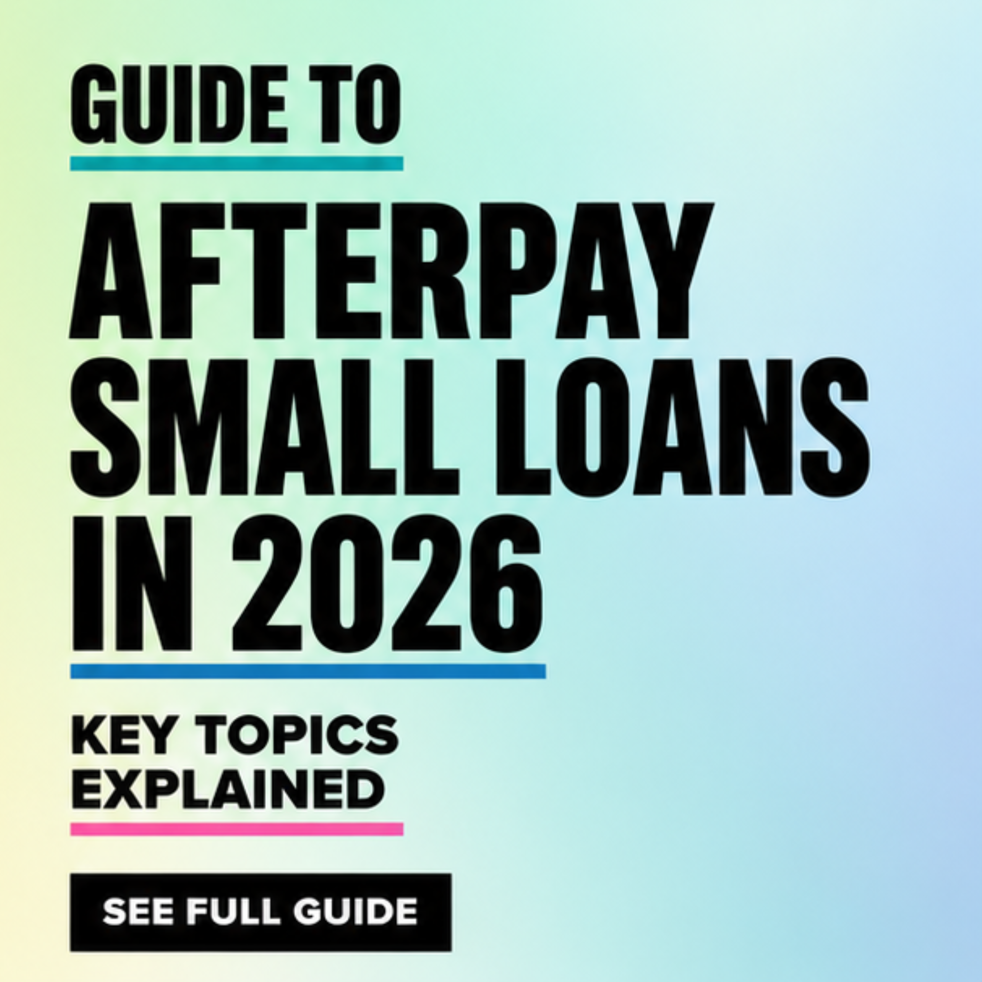 Quick Facts Facebook ad: Afterpay Small Loans 2026: Options, Eligibility & Guide