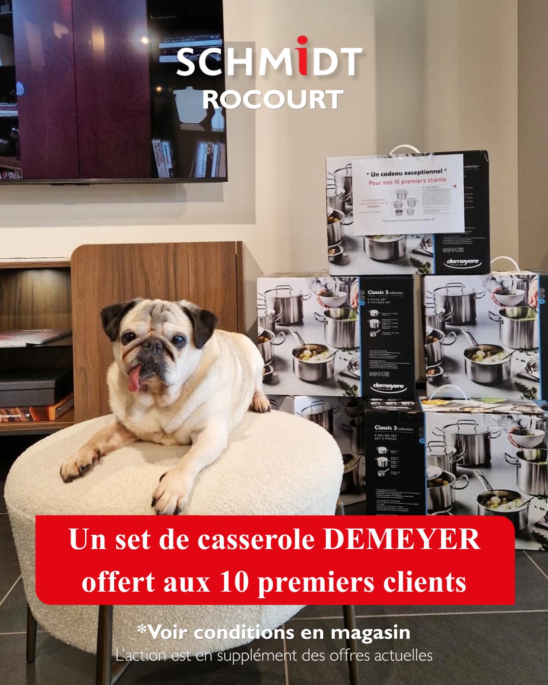 Schmidt Rocourt Facebook ad: Un cadeau vous attend chez Schmidt Rocourt!