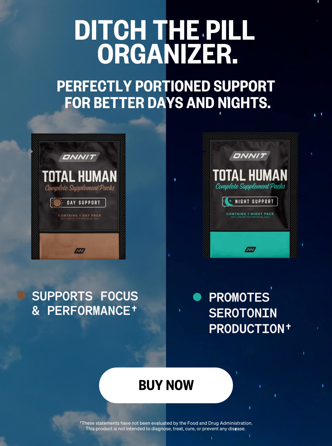 Onnit Facebook ad: Simple Daily Optimization