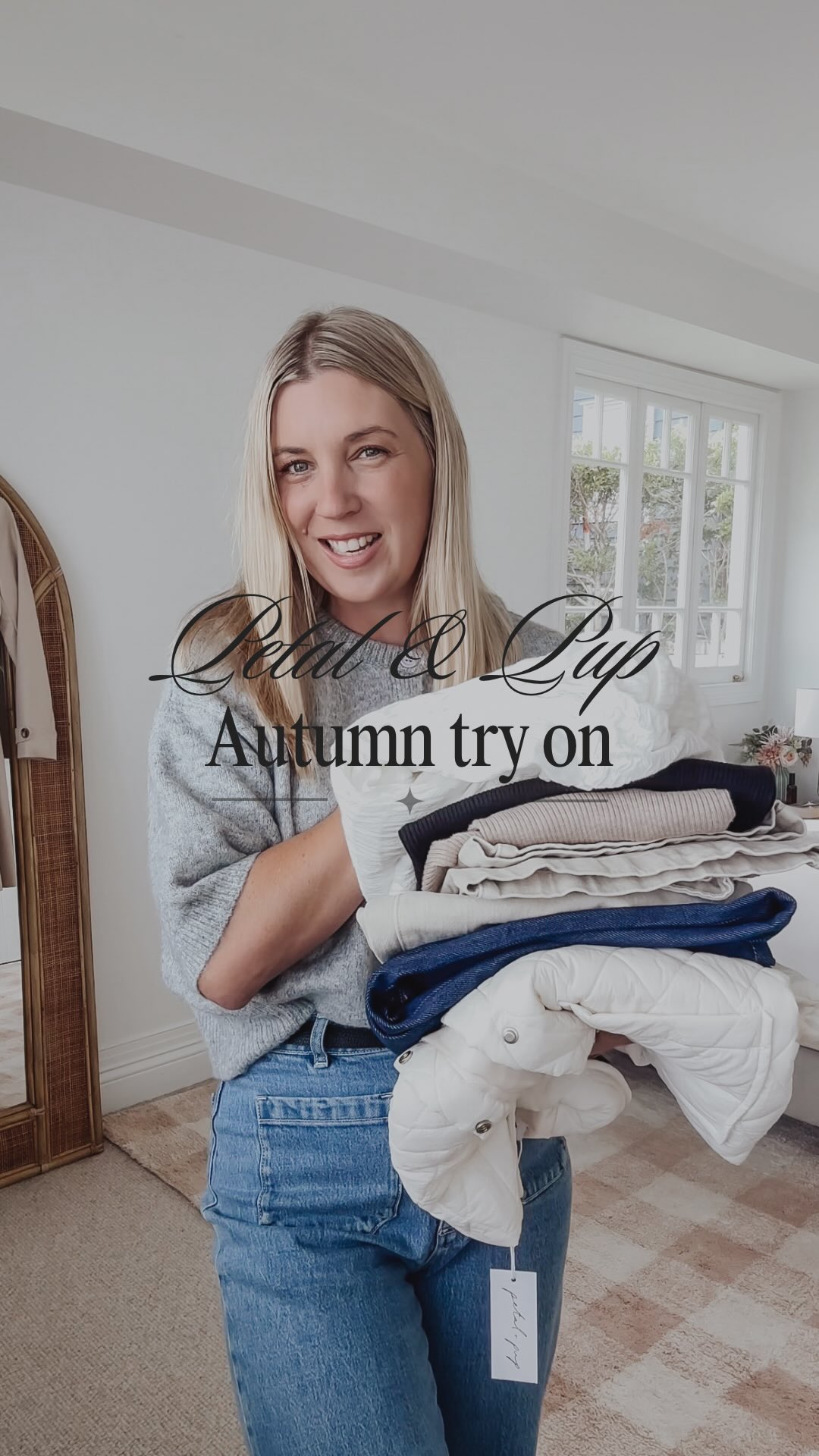 Petal & Pup Facebook ad: New season try on with @petalandpup