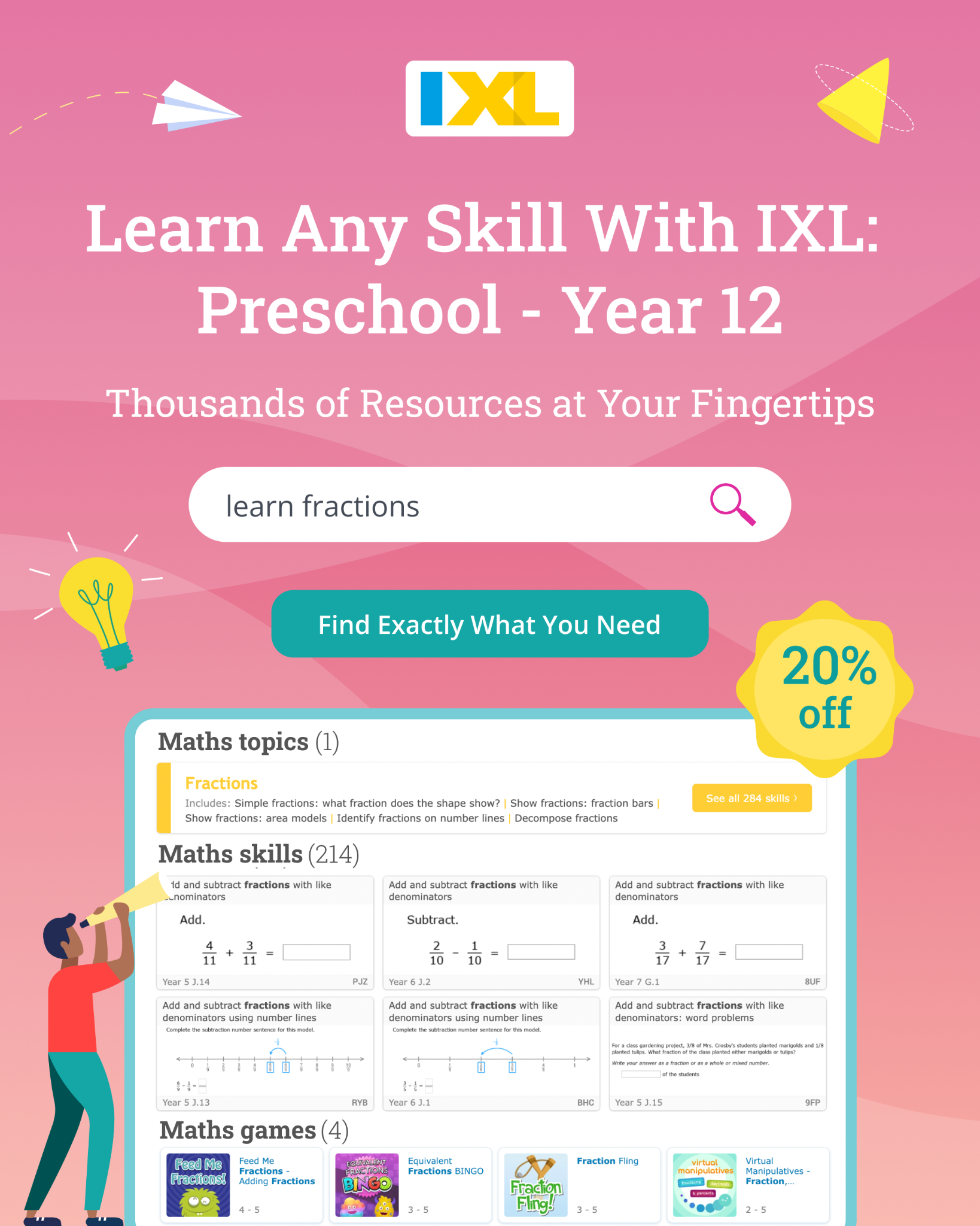 IXL Facebook ad
