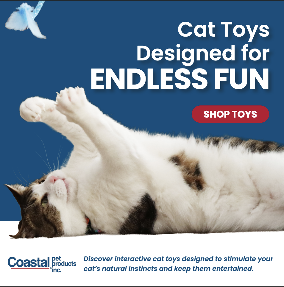 Coastal Pet Products, Inc. Facebook ad: Cat Toys Designed for Endless Fun