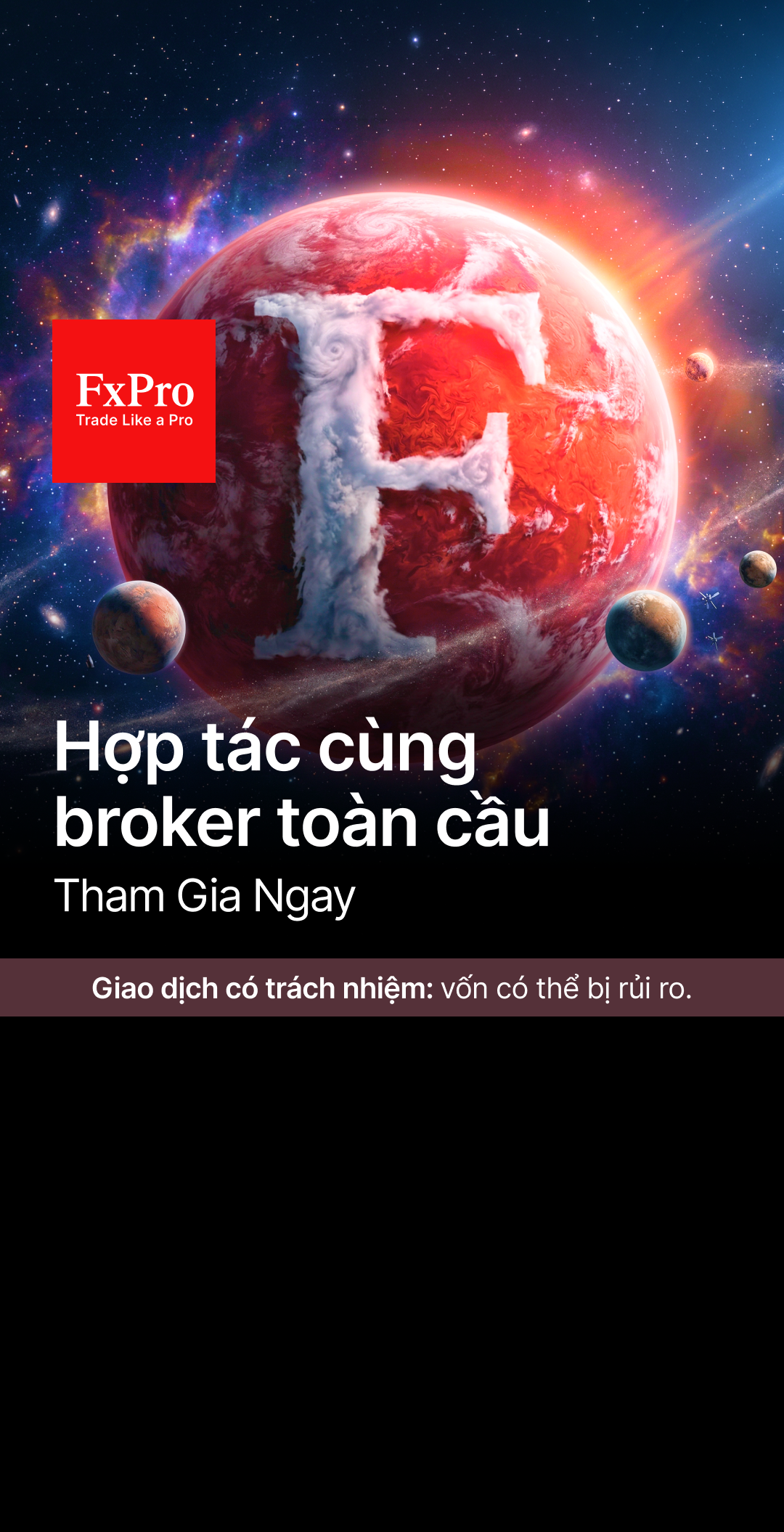 FxPro Trading Broker Facebook ad