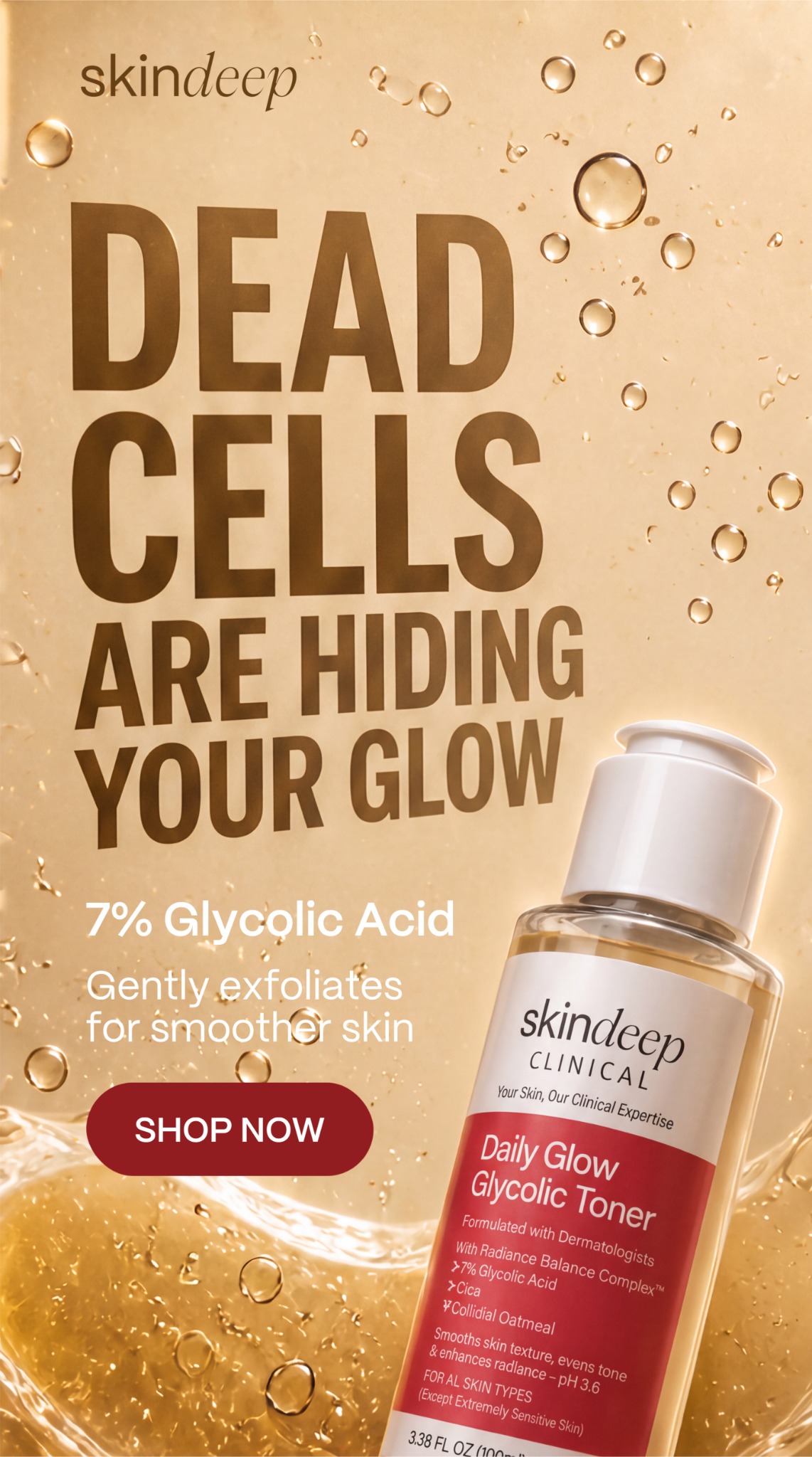 Skin Deep Facebook ad