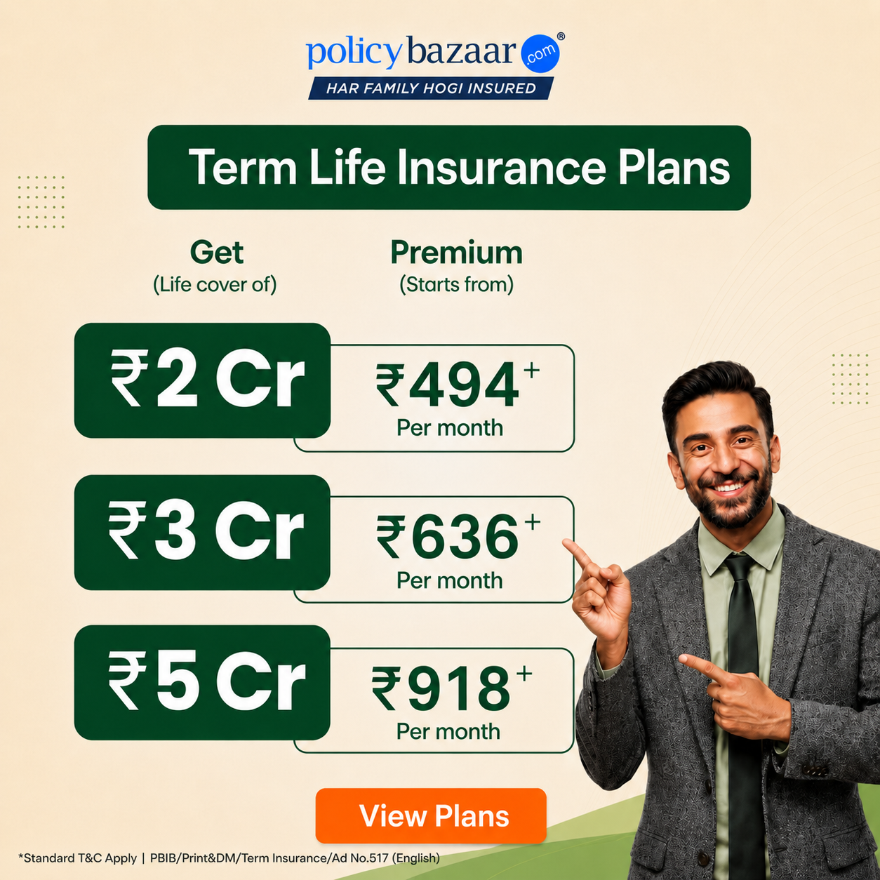 Policybazaar Facebook ad