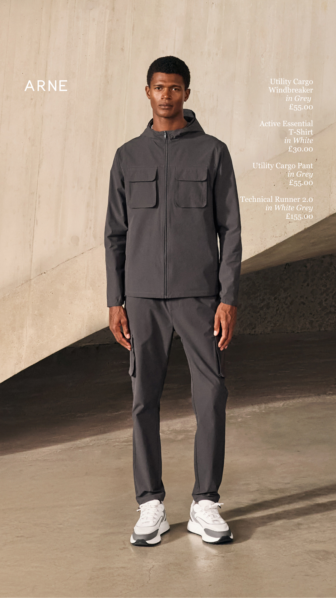 Arne Facebook ad: Men's New Arrivals