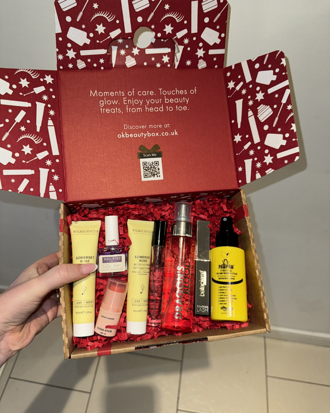 OK Beauty Box Facebook ad