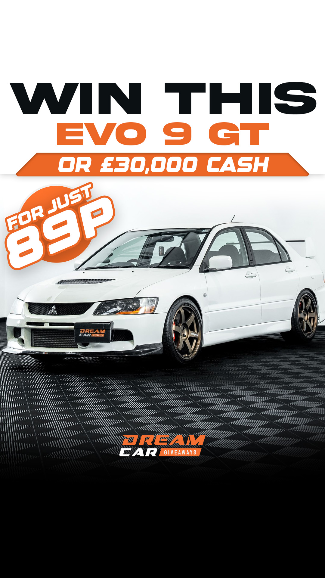 Dream Car Giveaways Facebook ad