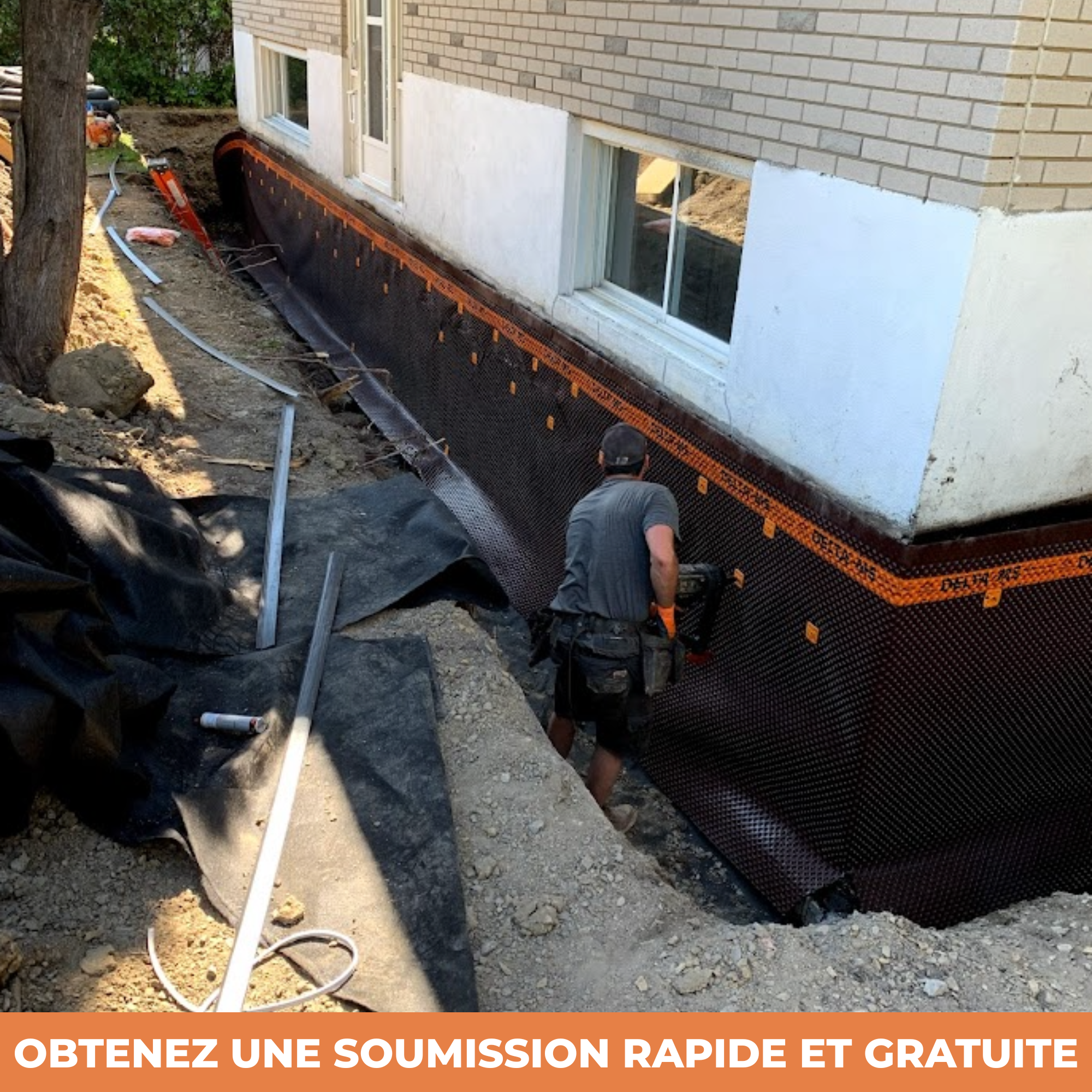 Excavation Fondexel Facebook ad: Inspection & réparation de Fondations