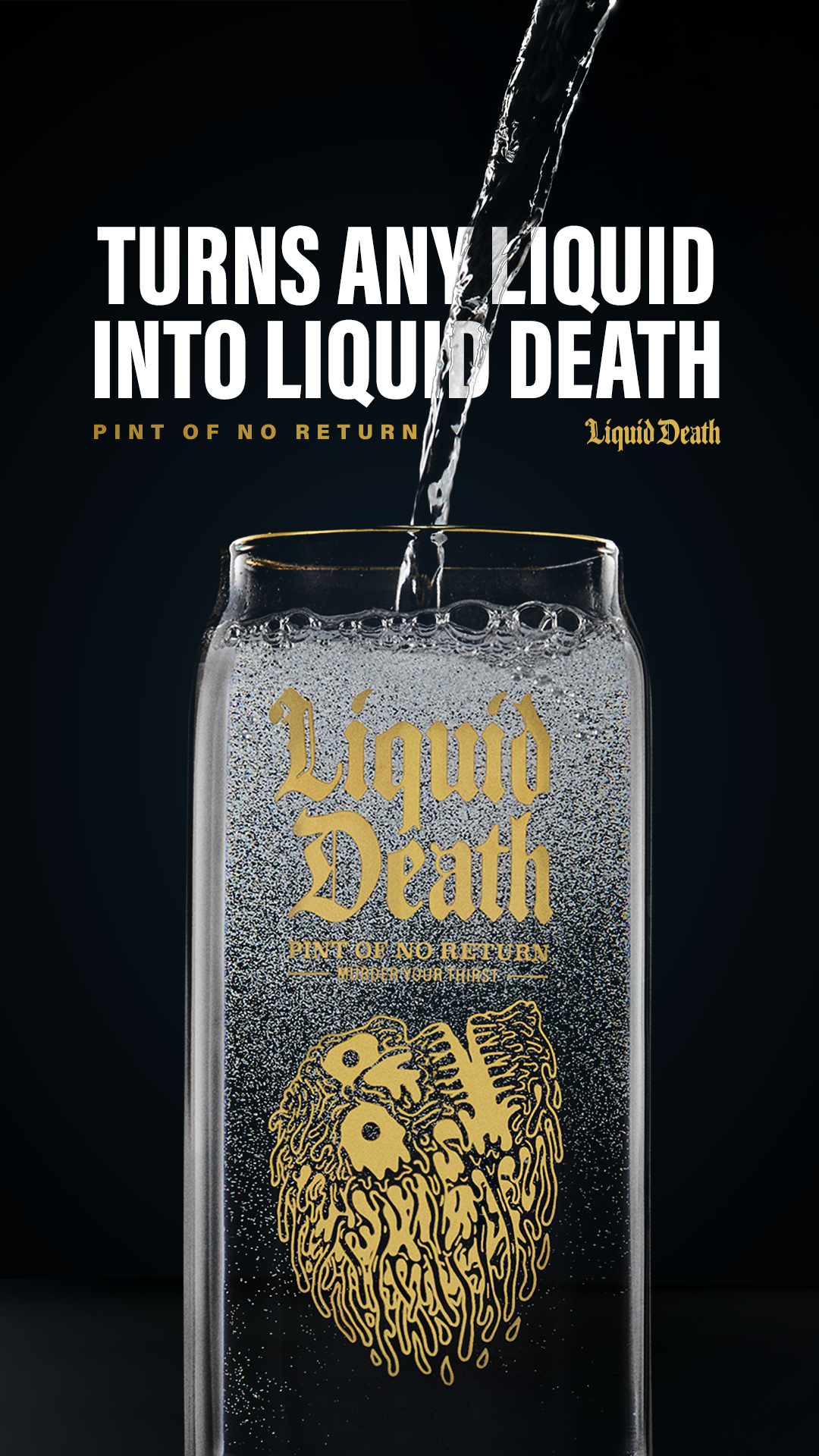 Liquid Death Facebook ad