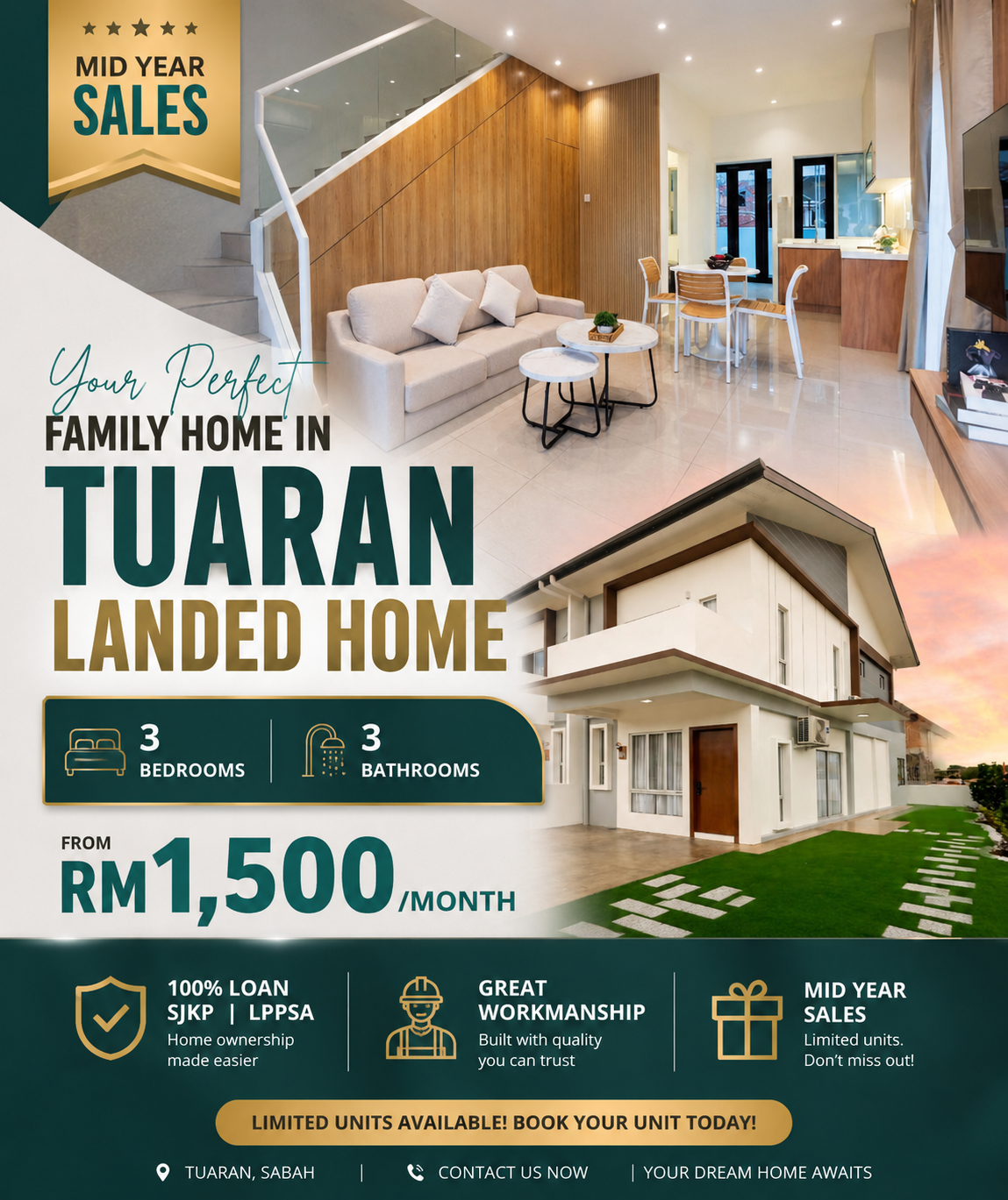 Eco-Home Estate Facebook ad: Click Download E-Brochures