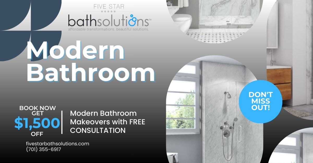 Five Star Bath Solutions of Bismarck Facebook ad: Chat in Messenger