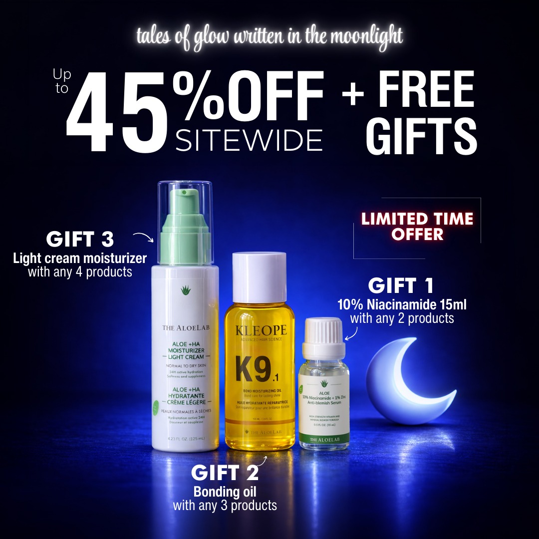 The Aloelab Facebook ad