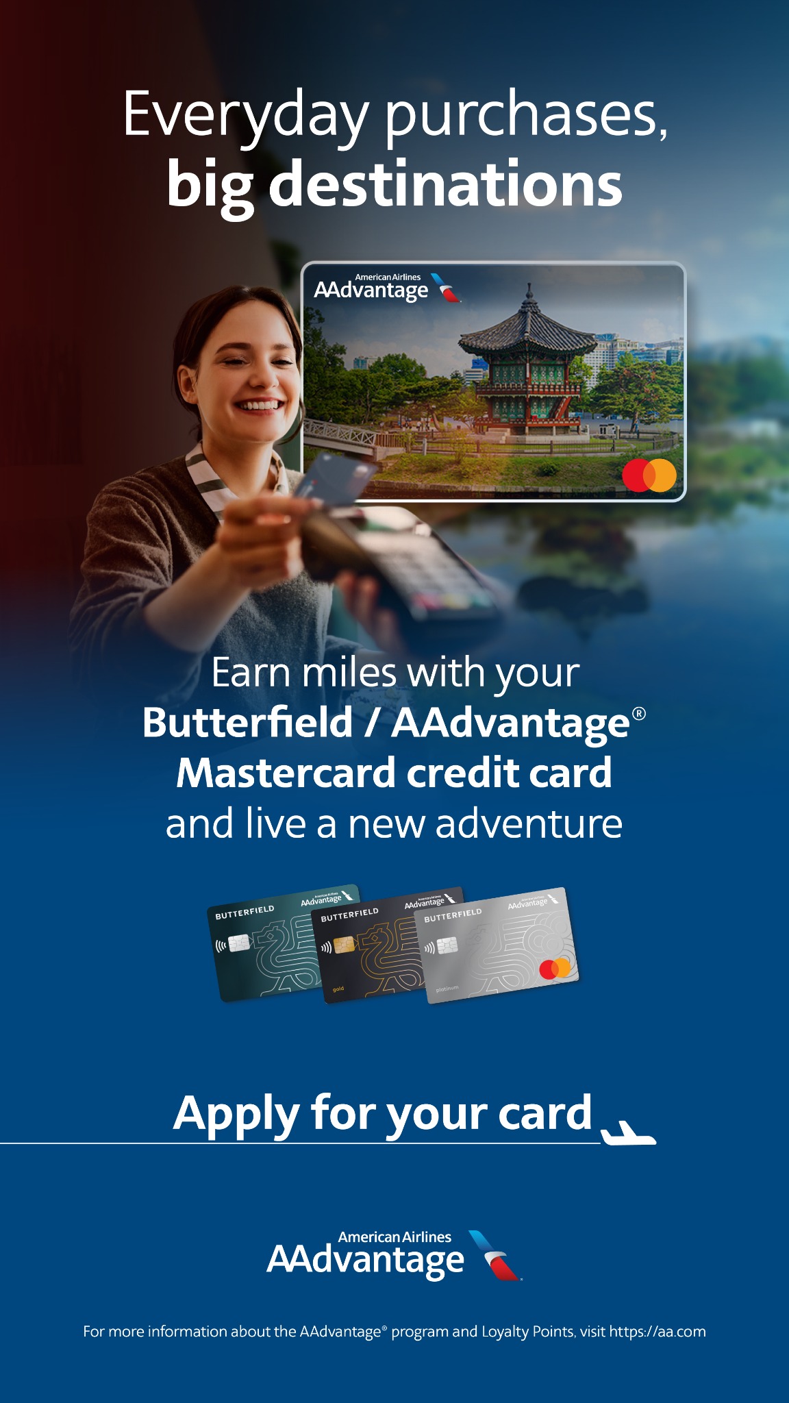 American Airlines Facebook ad