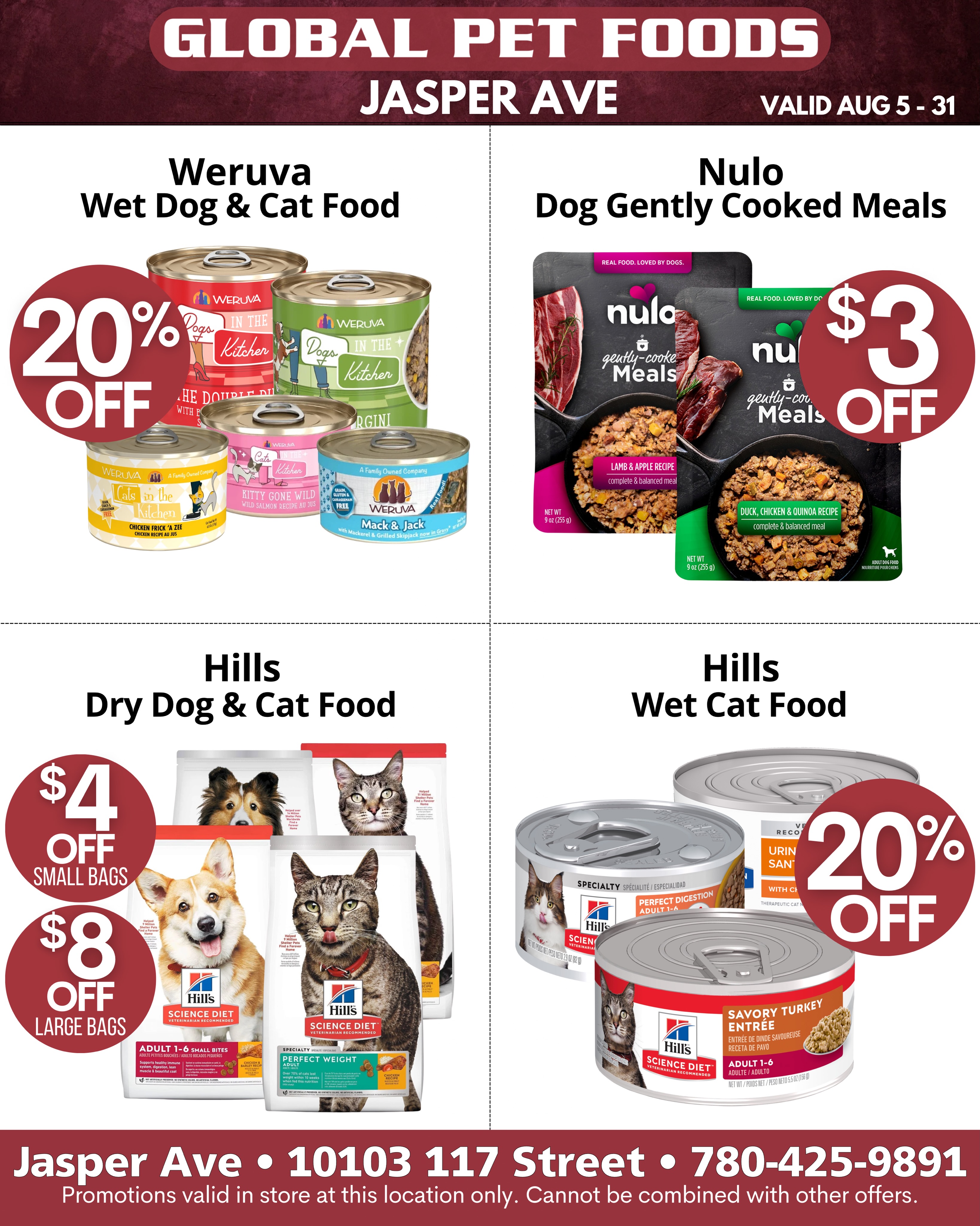 Global Pet Foods - Jasper Ave / 117 St Facebook ad: Global Pet Foods