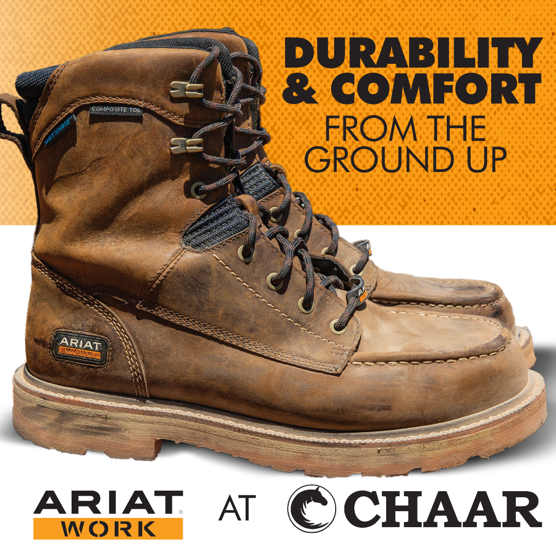 Chaar Facebook ad: Durable, Comfortable boots at Chaar in Allentown, PA
