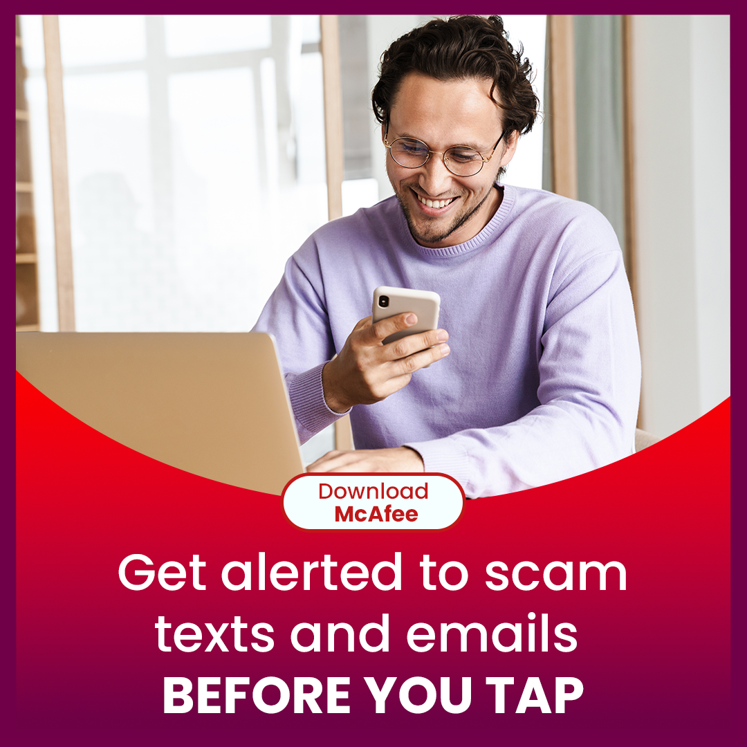 McAfee Facebook ad