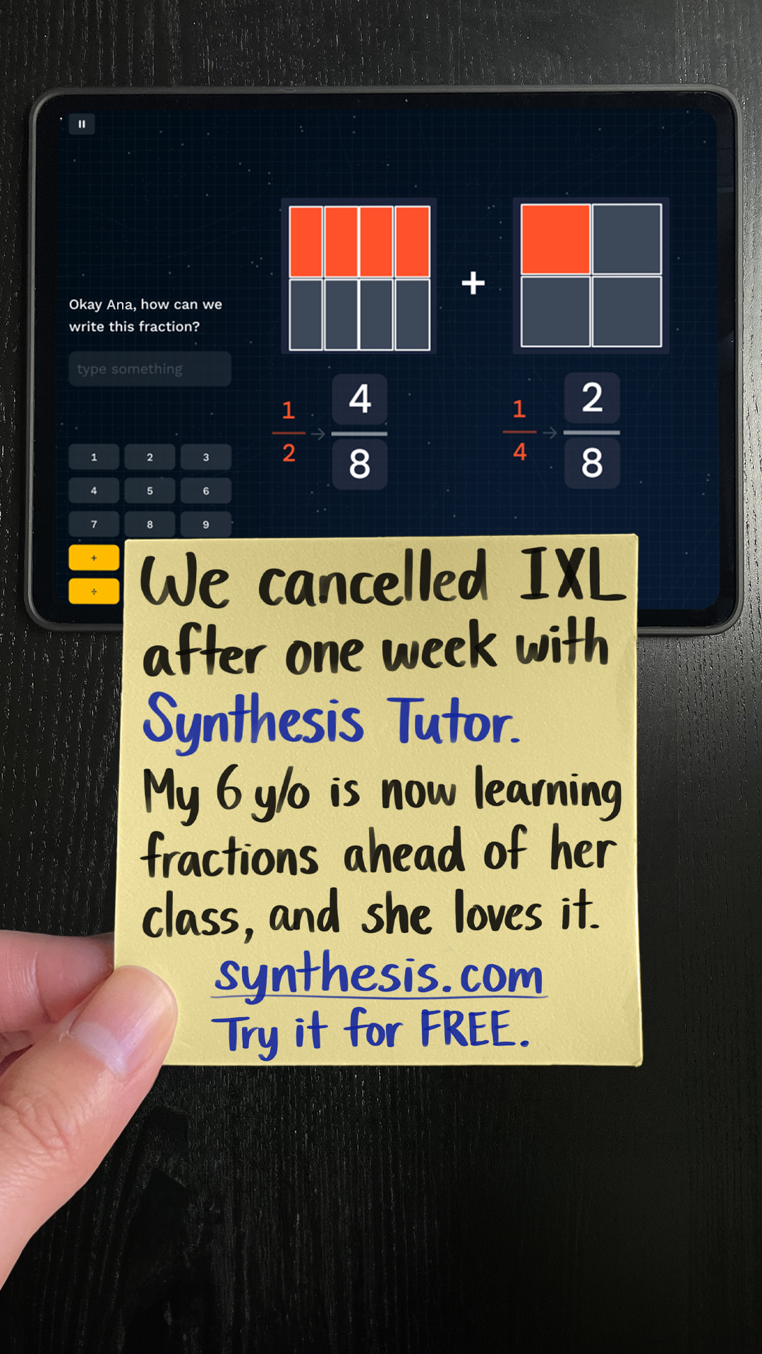 Synthesis Facebook ad