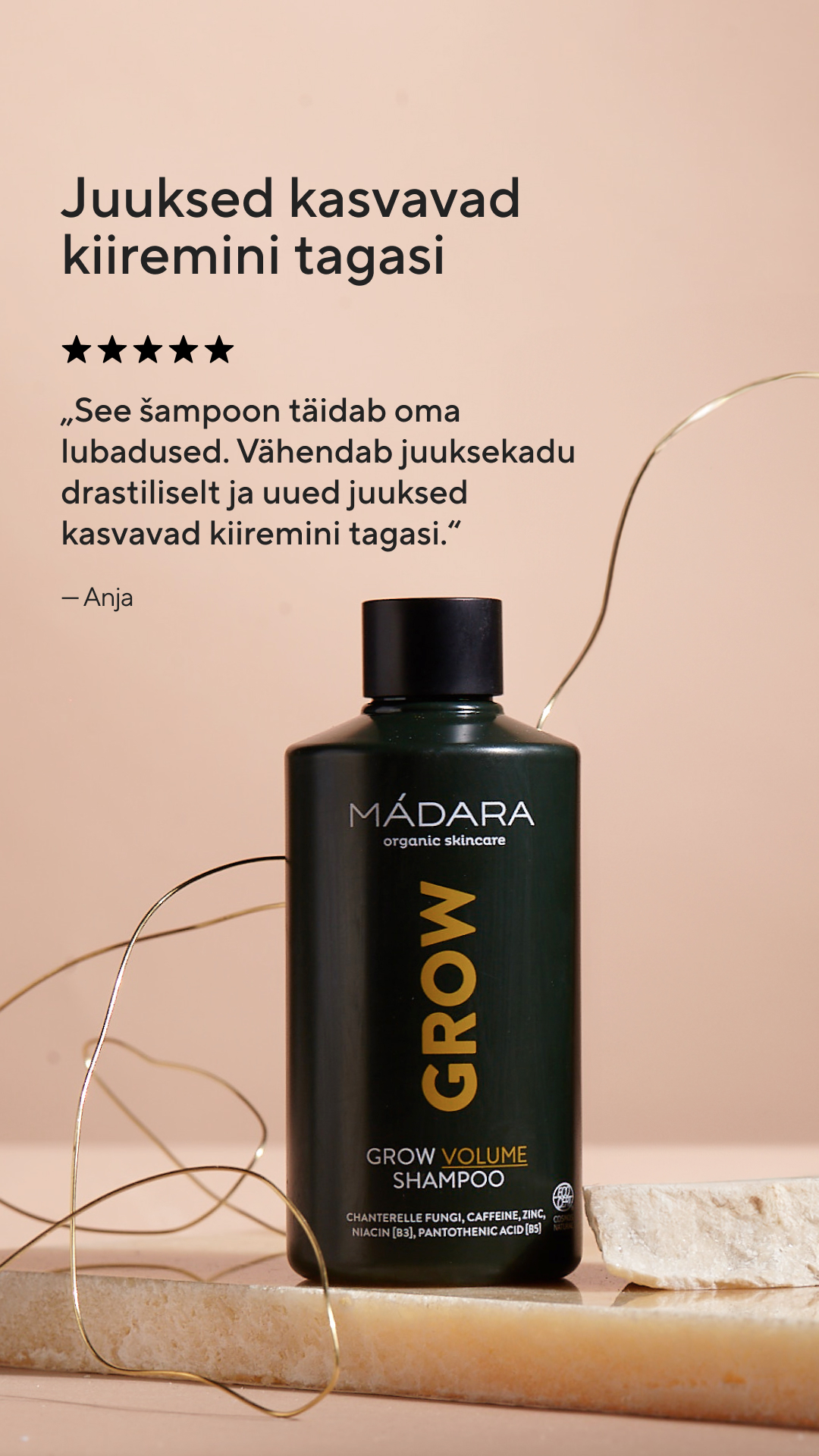 Mádara Organic Skincare Facebook ad