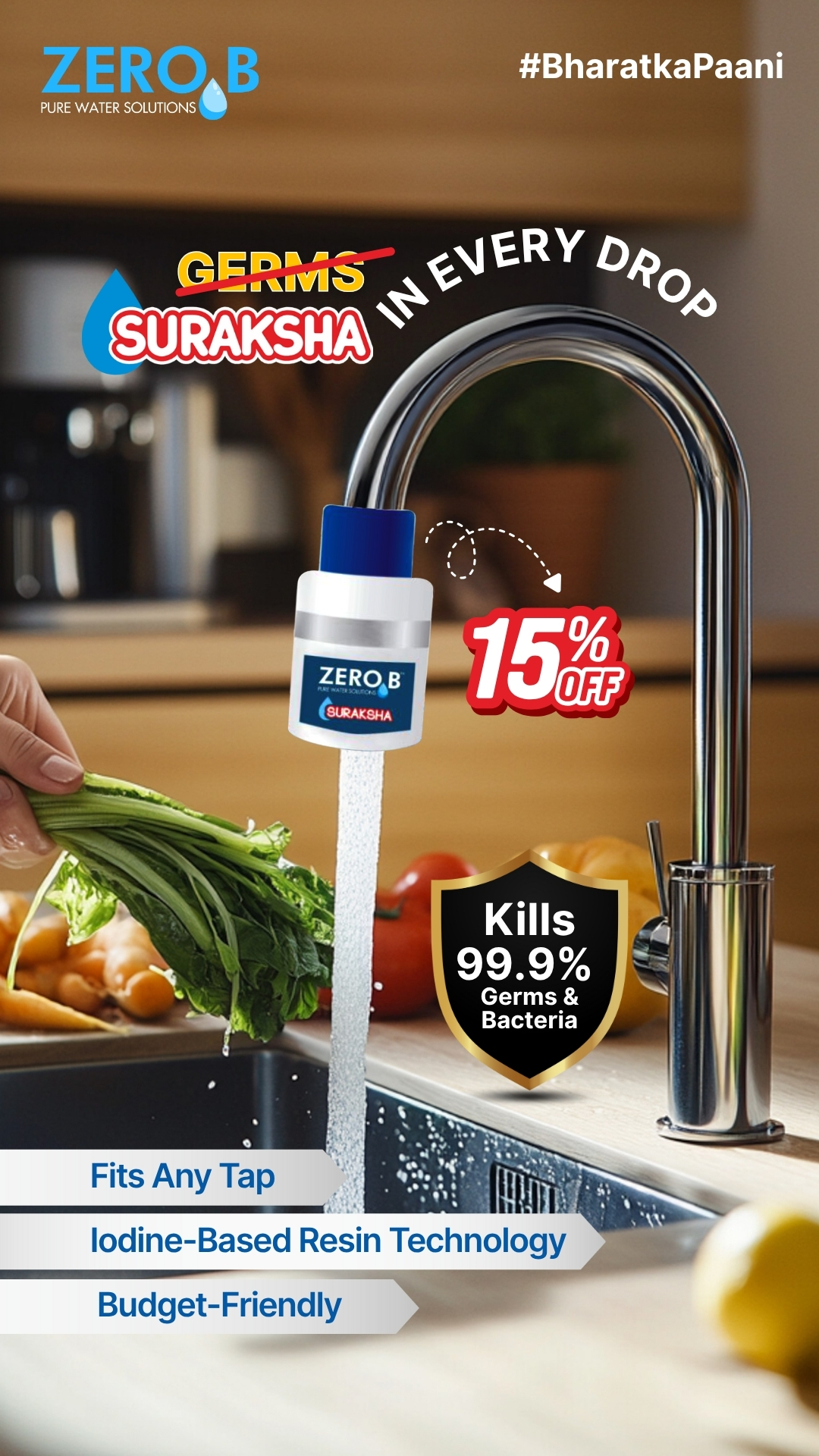 ZeroB Pure Water Solutions Facebook ad