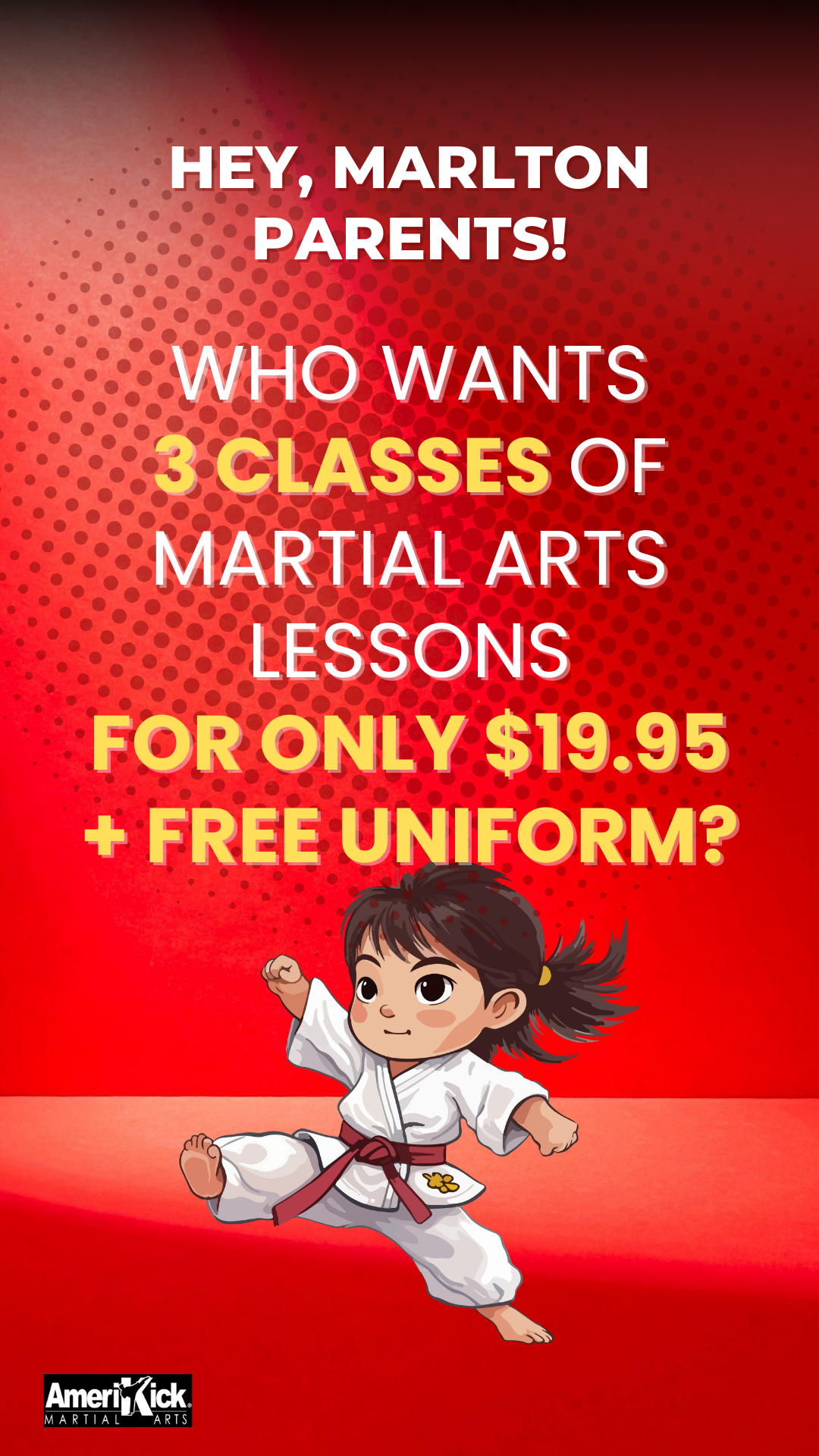 Amerikick Marlton Facebook ad