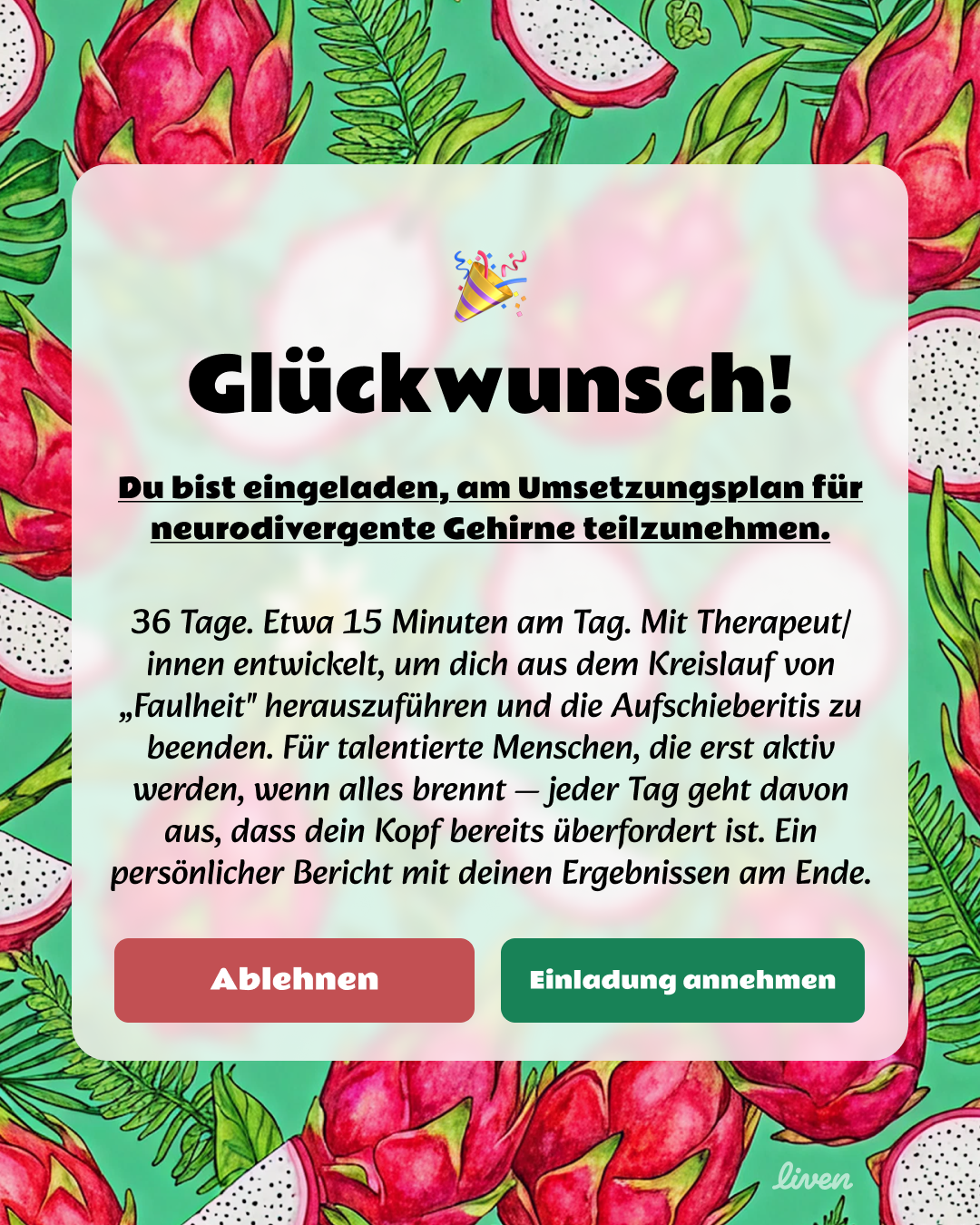 Olivia Parker Facebook ad