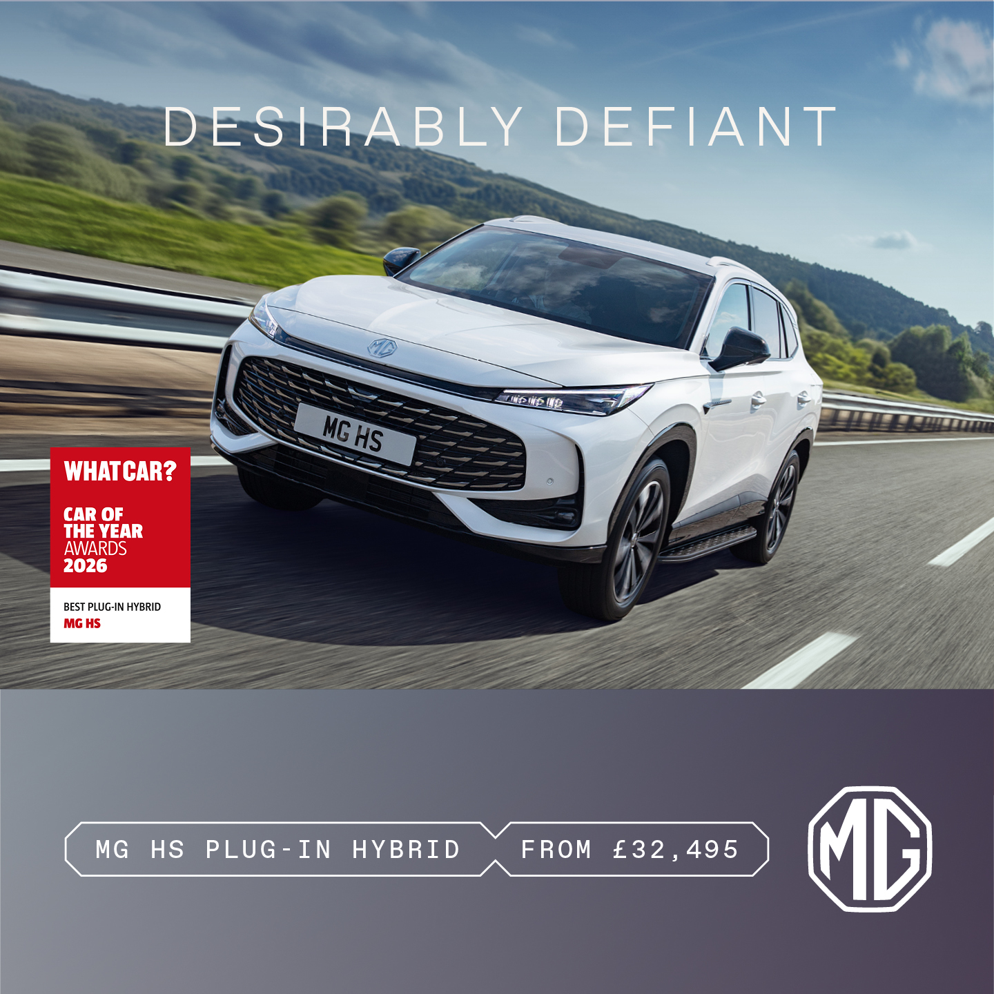 MG Motor UK Facebook ad
