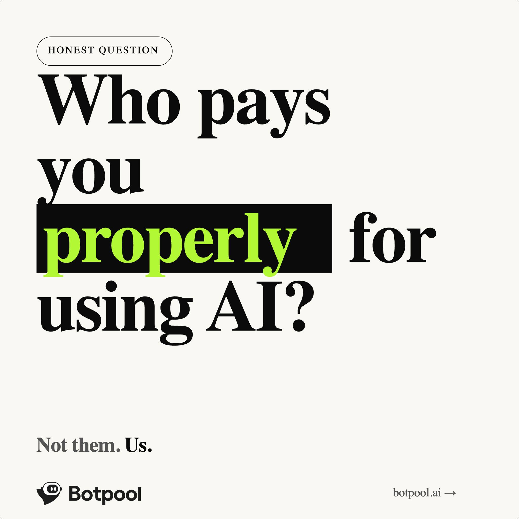 Botpool Facebook ad