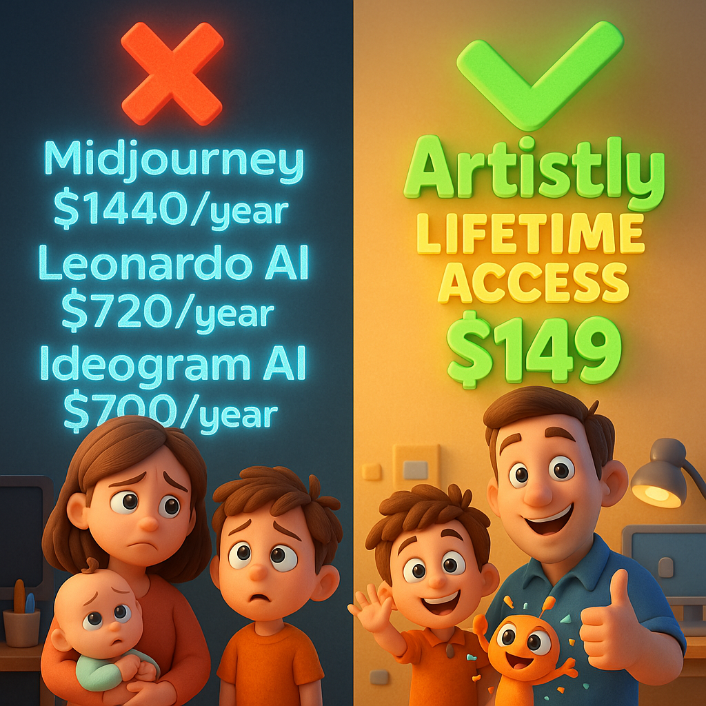 Artistly.ai Facebook ad