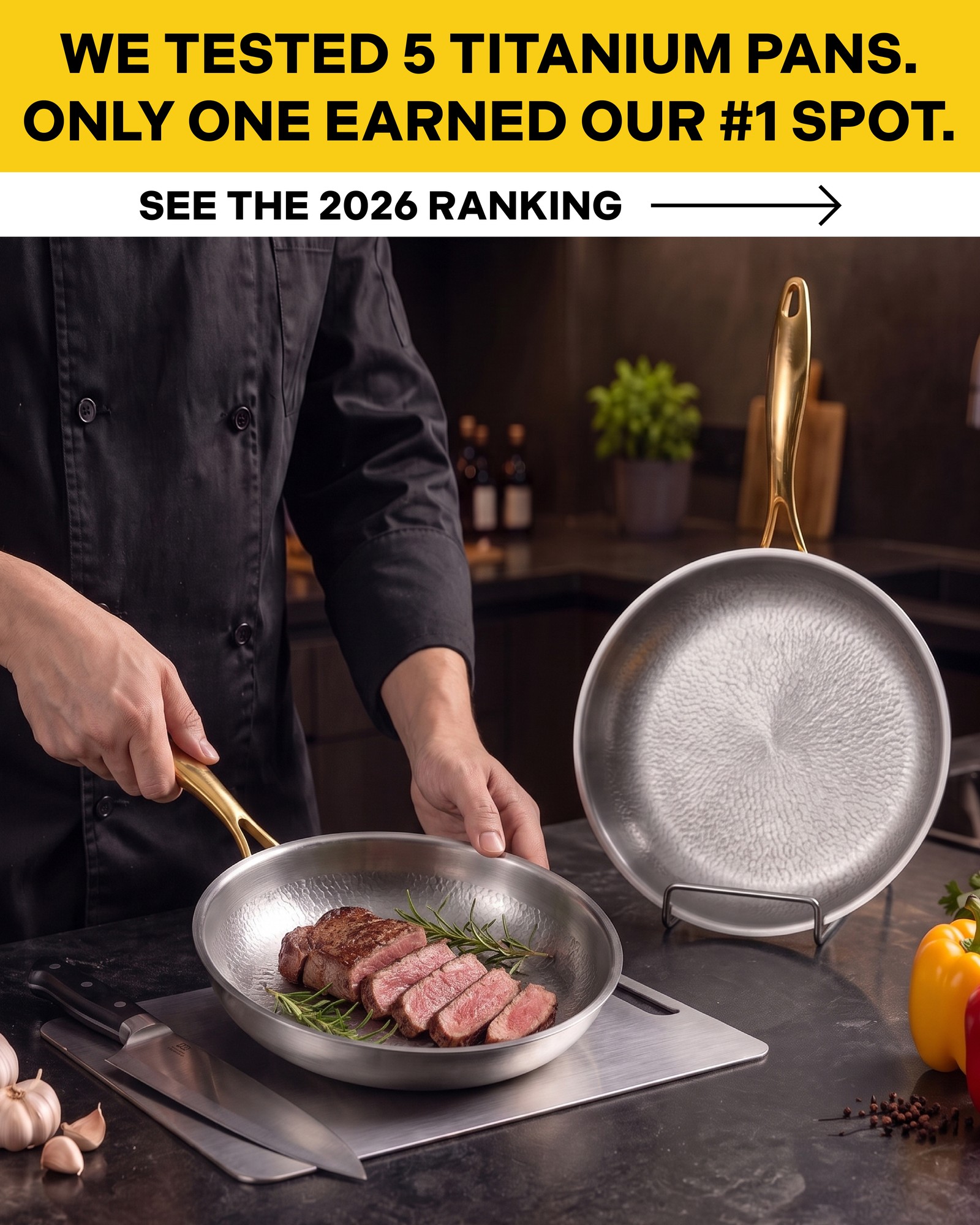 ChopChop USA Facebook ad: 5 Best Titanium Pans of 2026, Tested & Reviewed