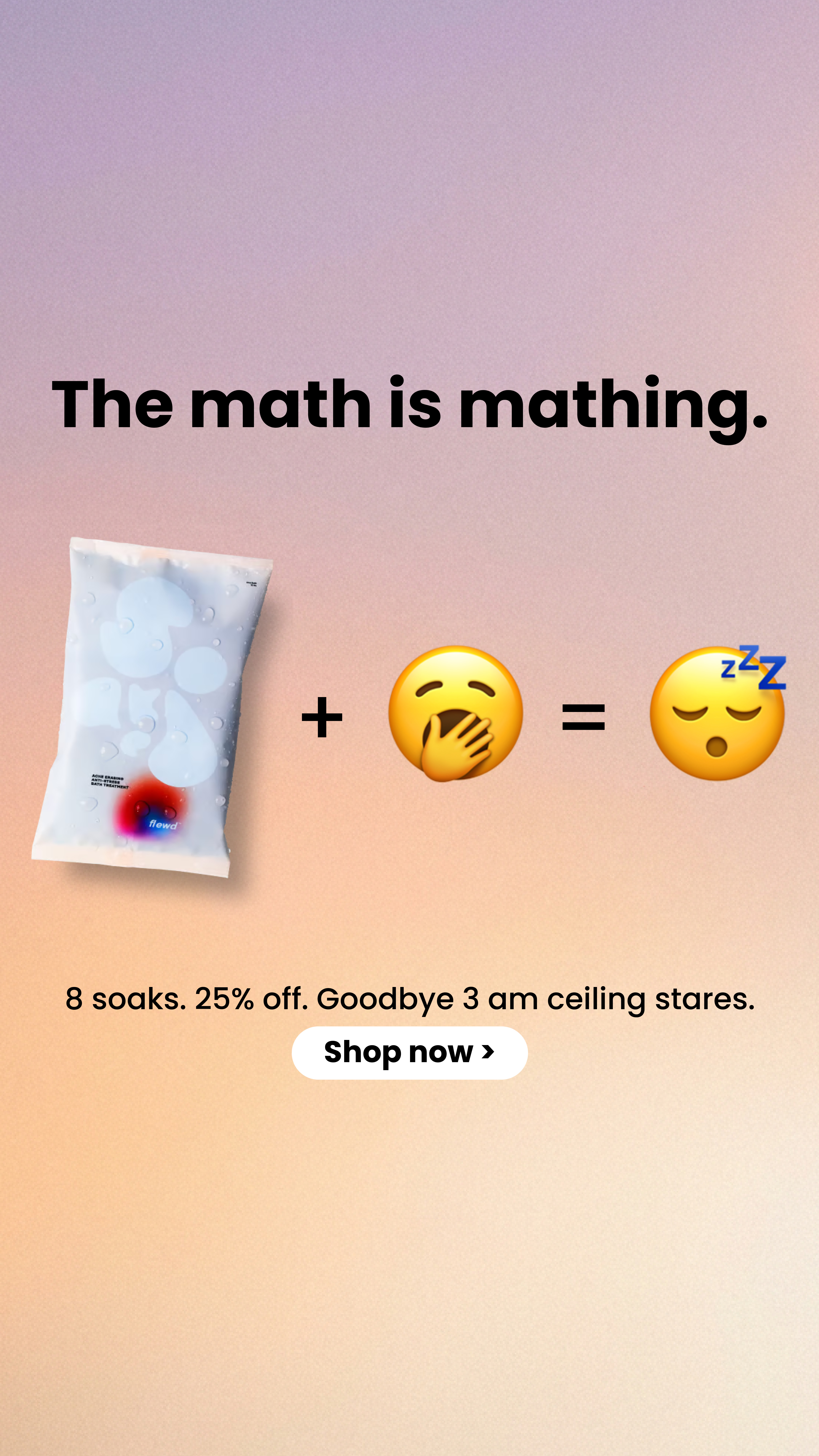 Flewd Stresscare Facebook ad