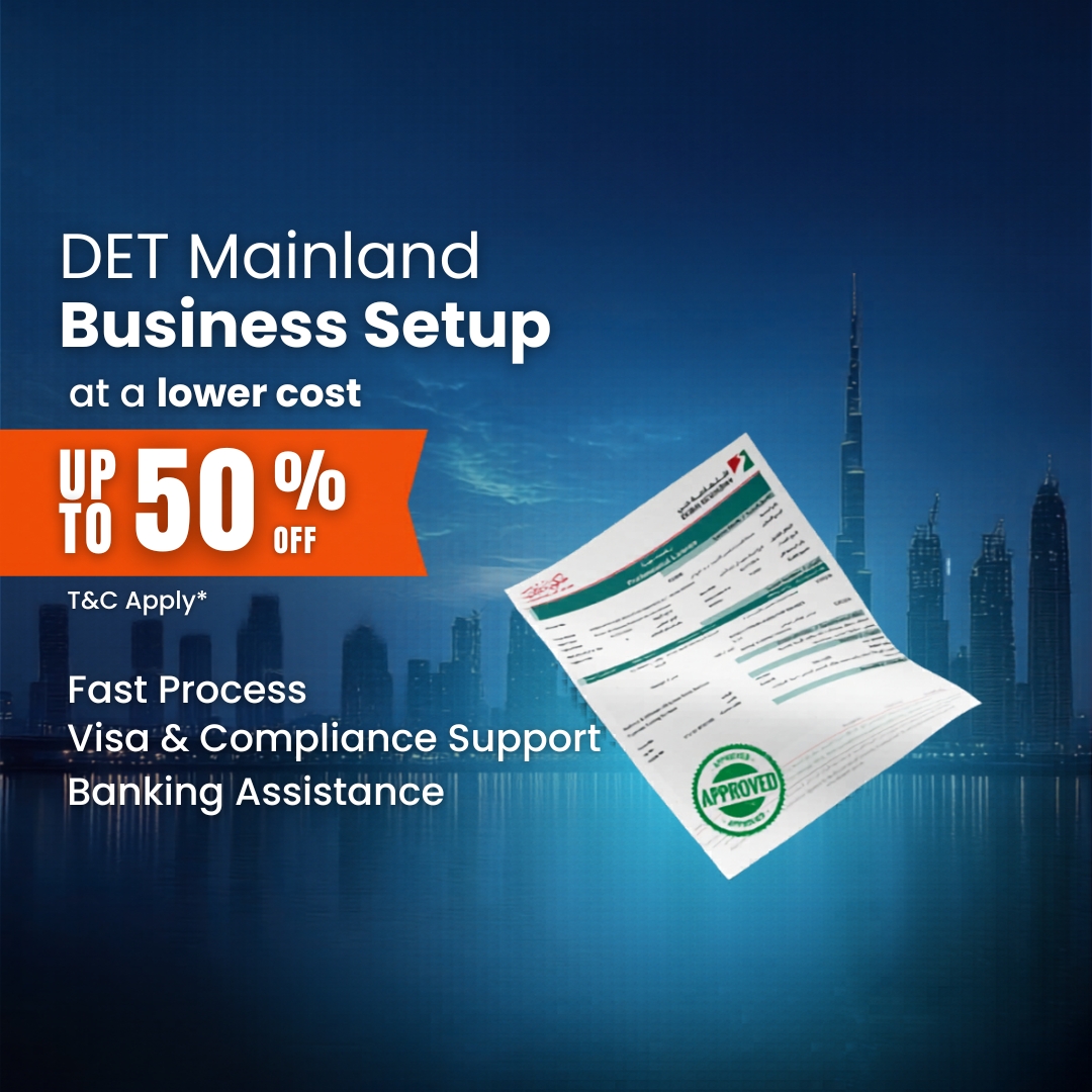 Avyanco Facebook ad: DET Mainland License with up to 50% off