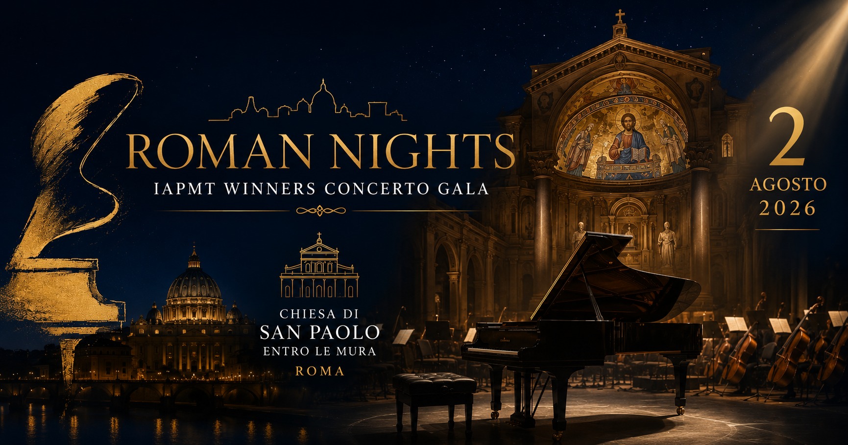 Opera in Roma Facebook ad: ROMAN NIGHTS, IAPMT Winners Concerto Gala