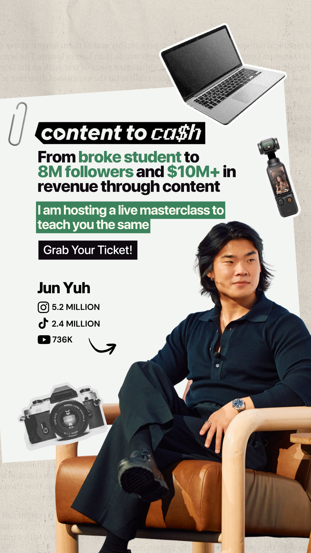 Jun Yuh Facebook ad
