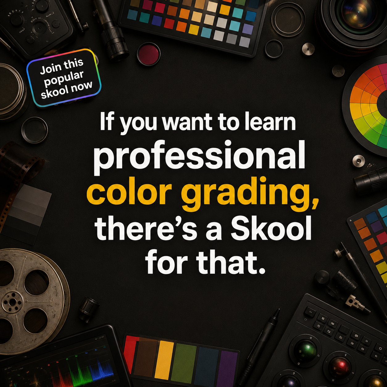 Skool Facebook ad