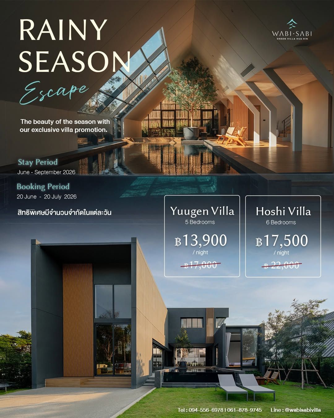 WABI SABI Onsen Villa Hua Hin Facebook ad