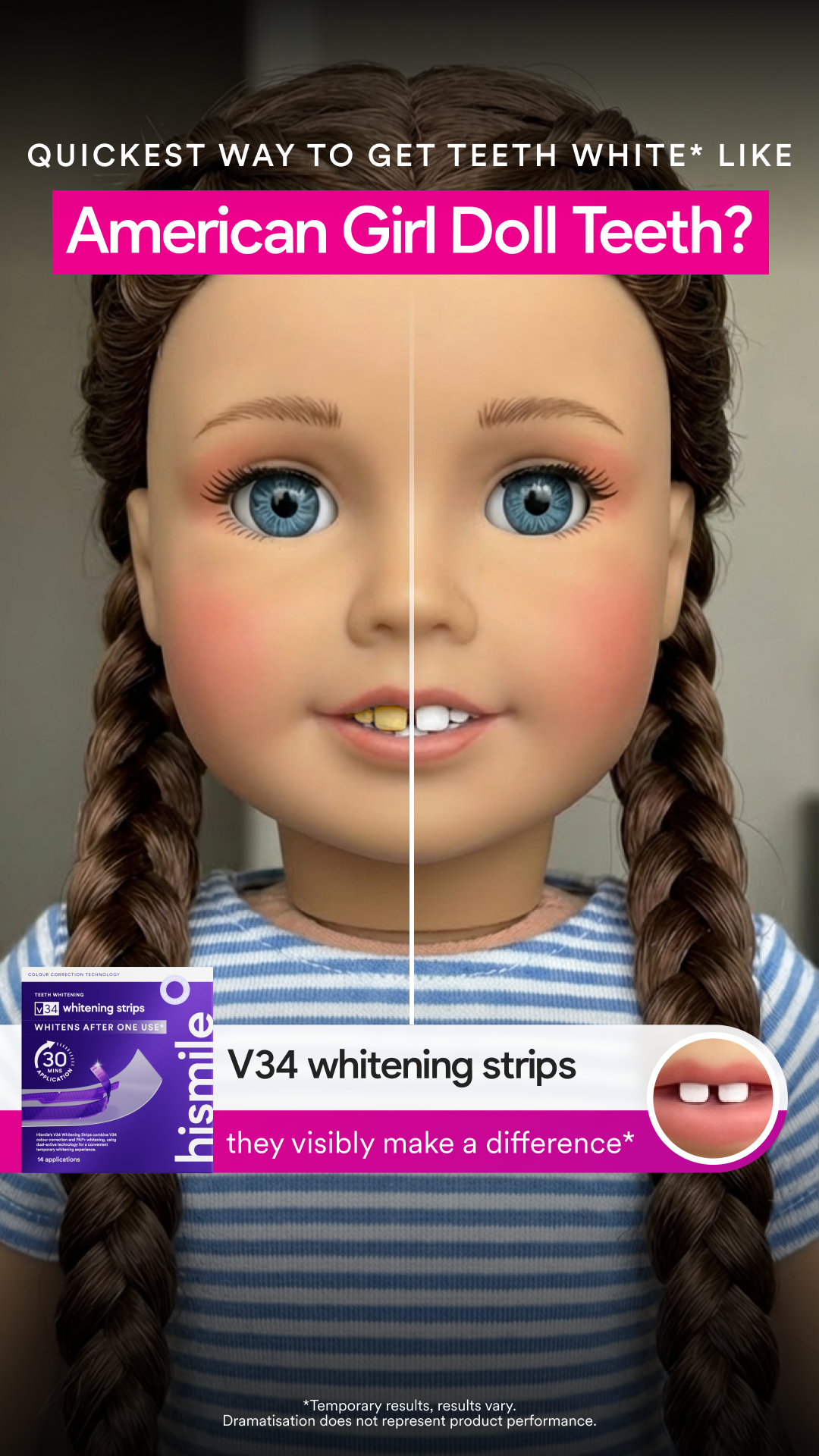 Hismile Facebook ad