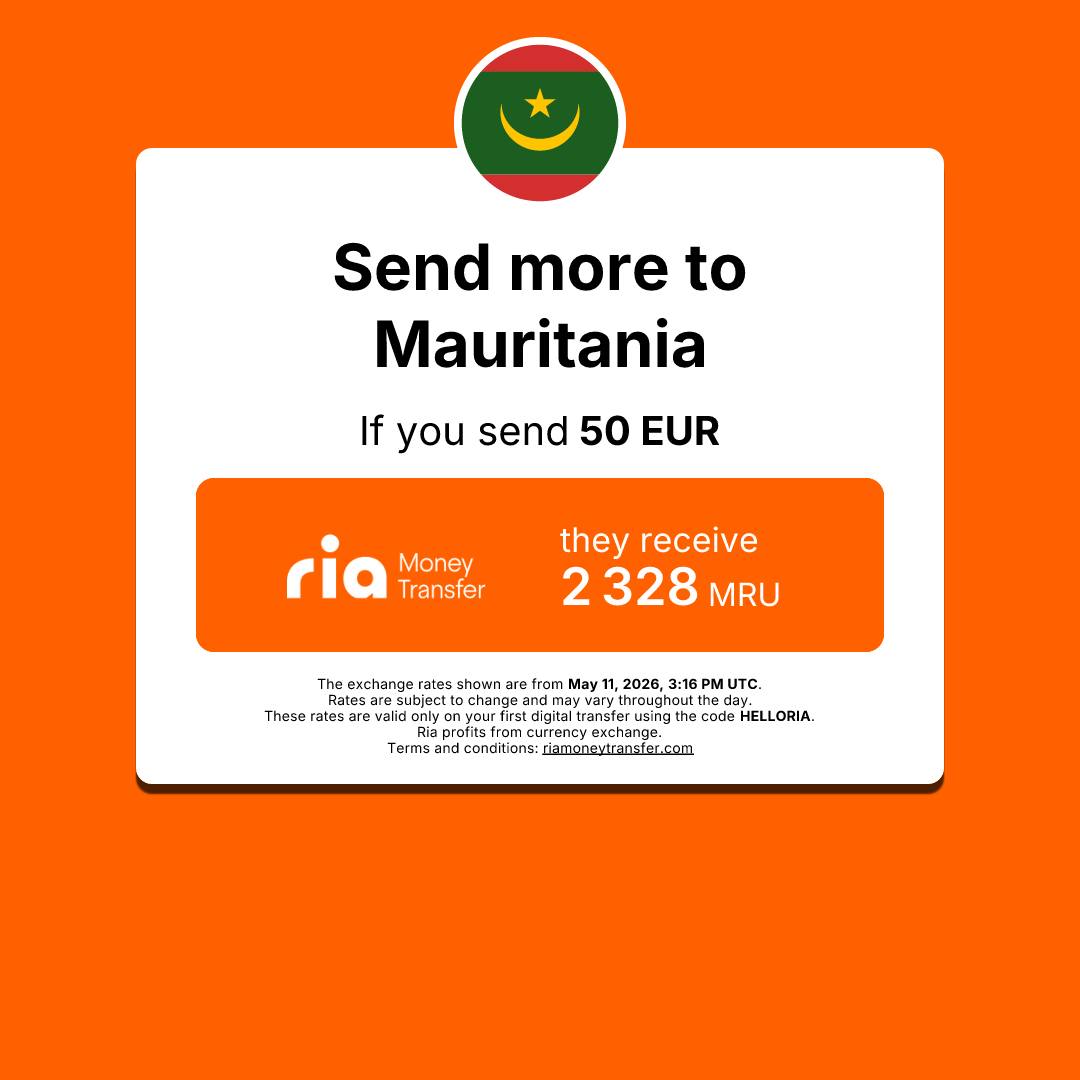 Ria Money Transfer Facebook ad