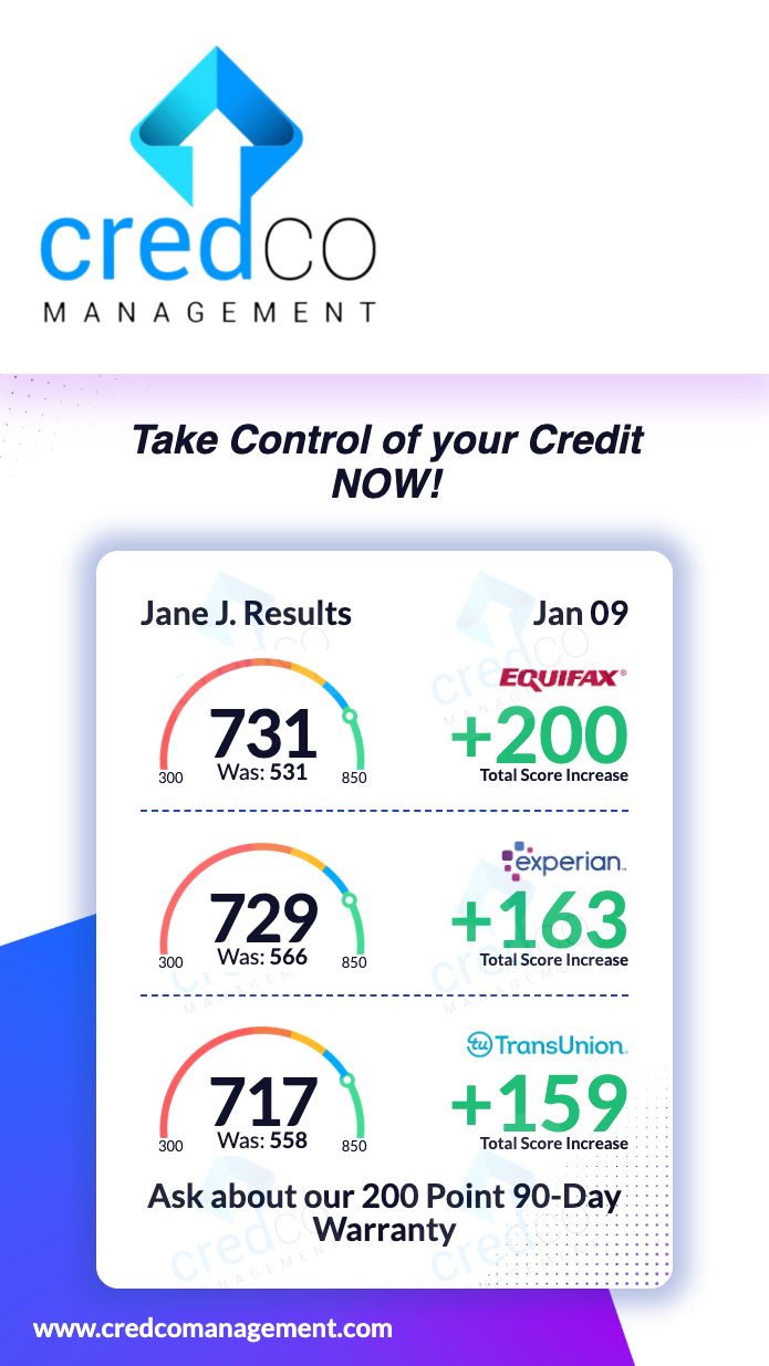 Credco Management Facebook ad from Sep 18, 2026