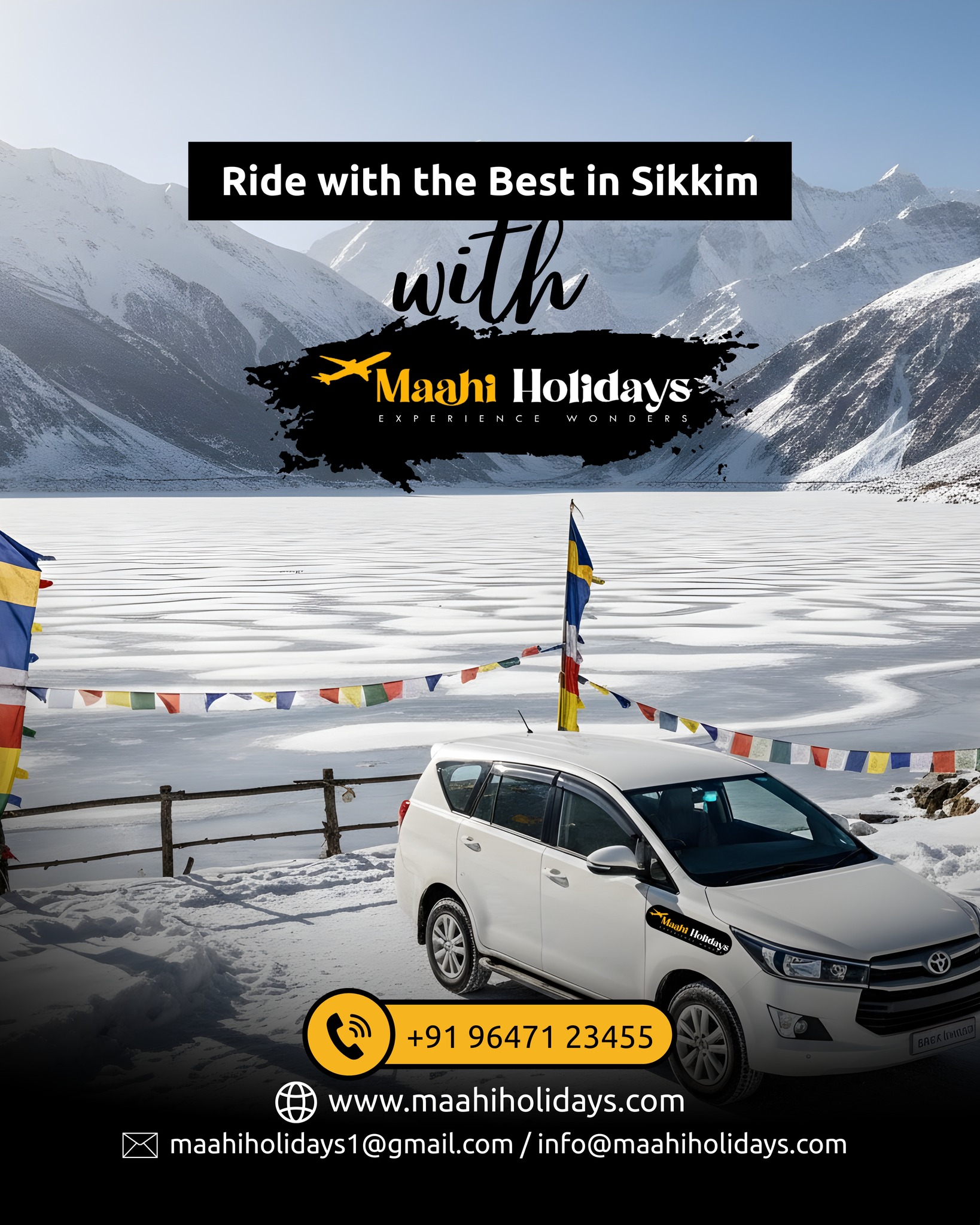 Maahi Holidays and Events Facebook ad: FOR MORE DETAILS ->