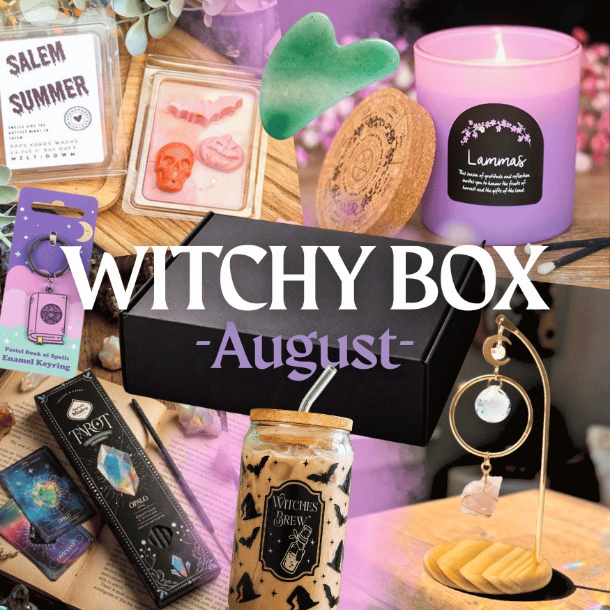 ZauberMerch Facebook ad: Die WITCHY BOX für August ist da Sie…