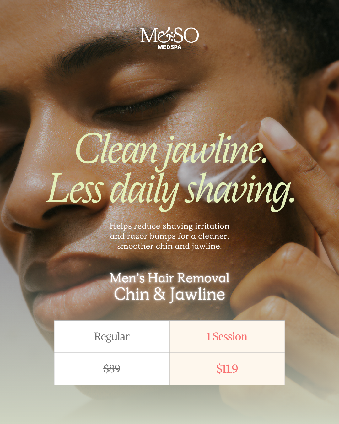 MESO MedSpa Facebook ad from Jul 9, 2026