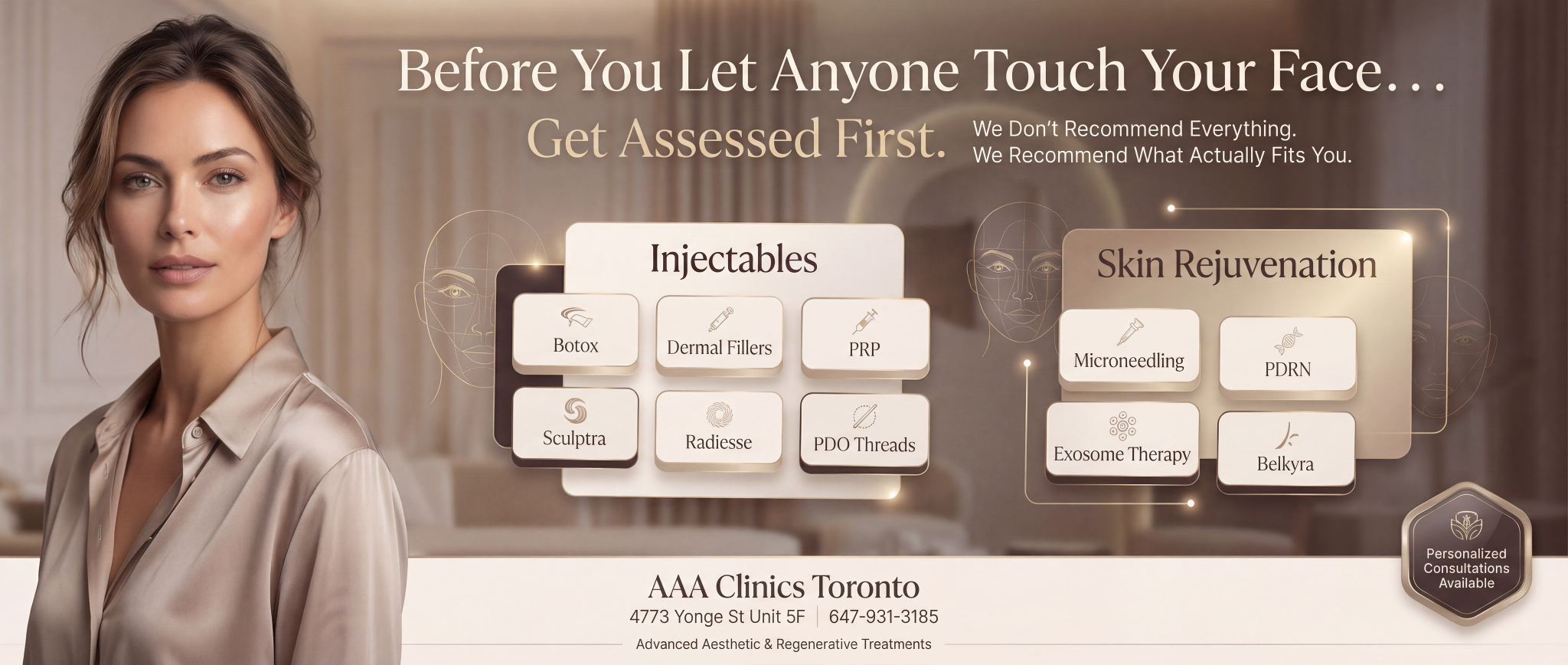 Aaa.clinics Facebook ad from Apr 25, 2026