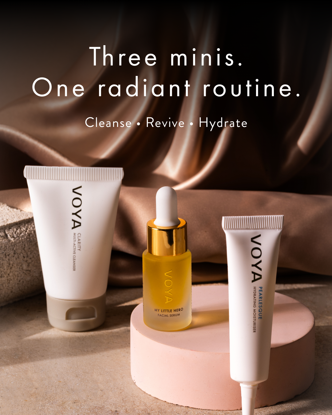 VOYA Organic Beauty Facebook ad