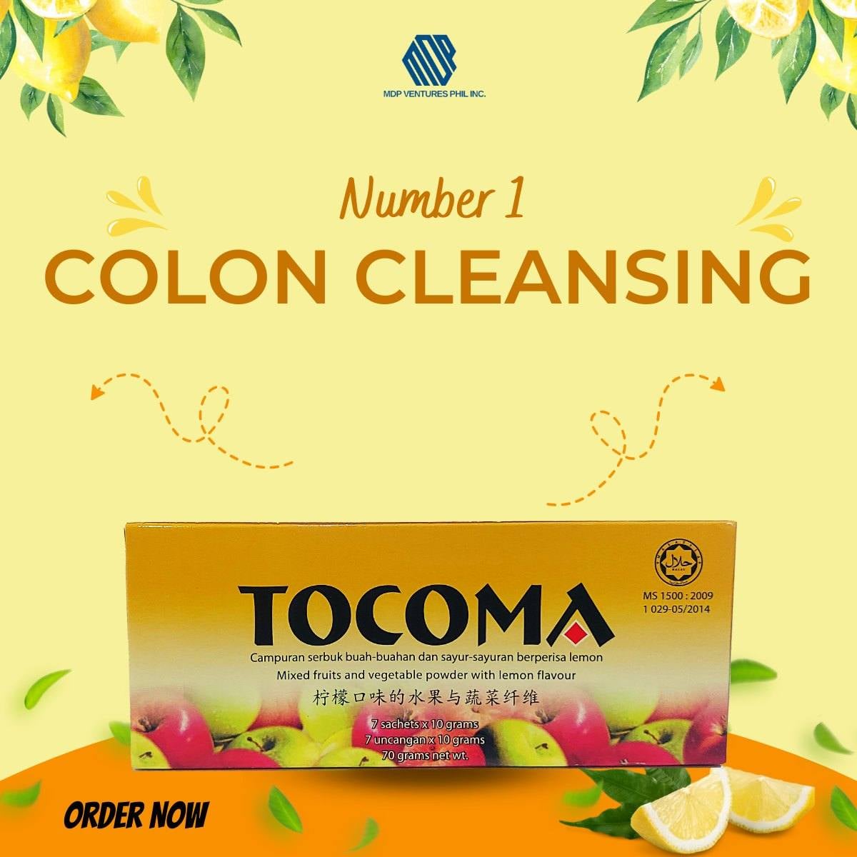 Tocoma Healthy Colon Cleansing Facebook ad: BUY 3 GET A FREEBIE